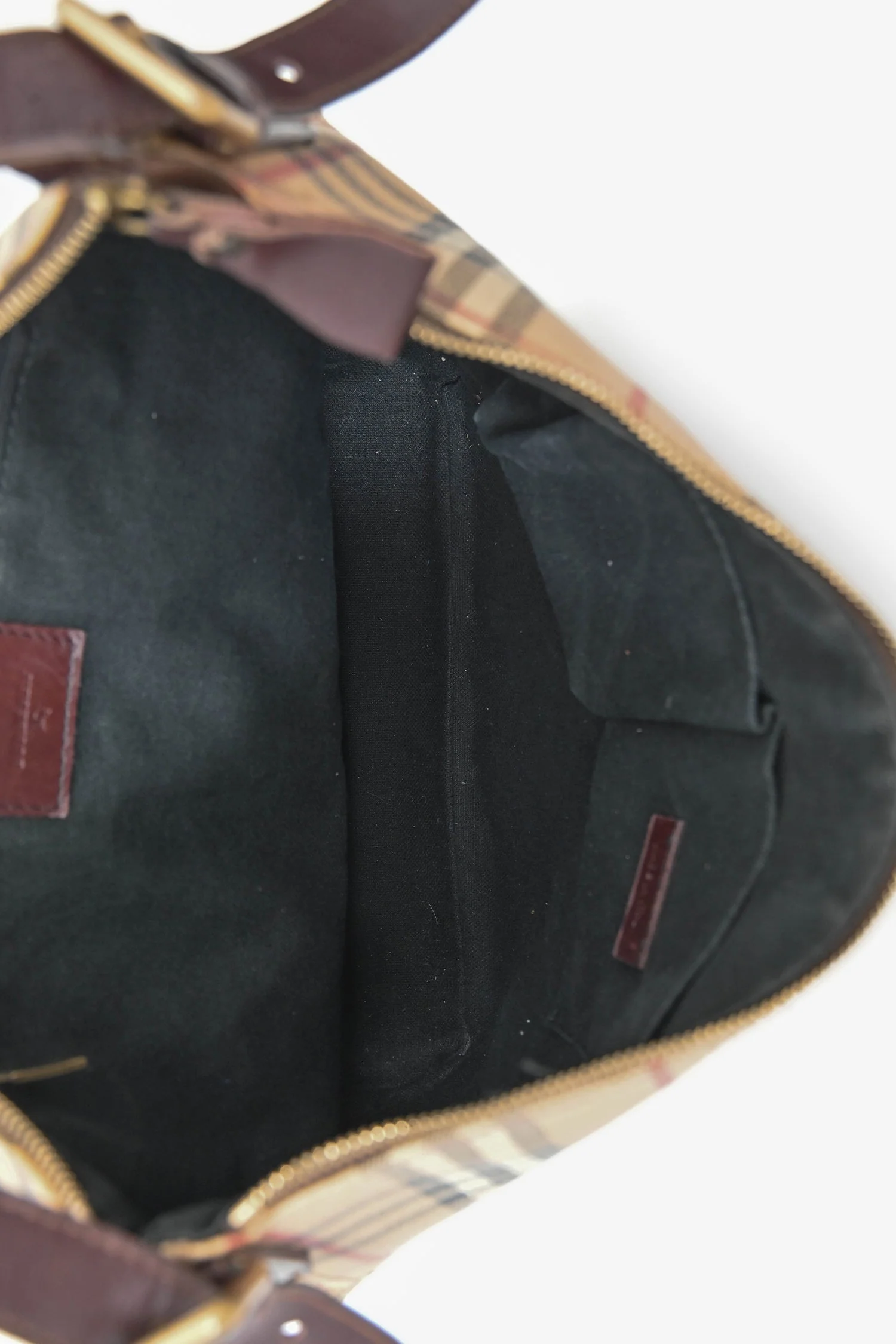 Burberry Vintage Haymarket Check Shoulder Bag - Image 6