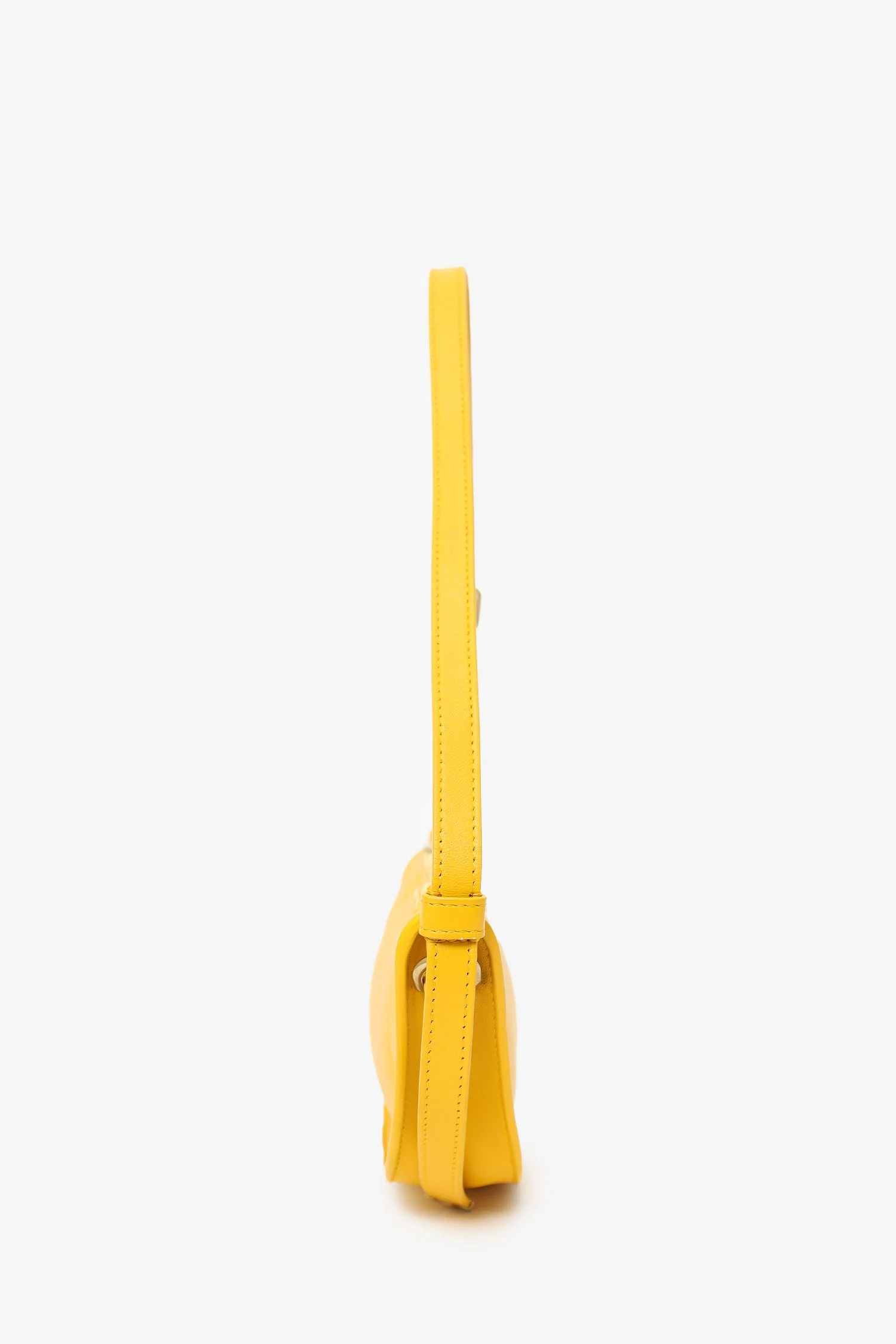 Burberry Yellow Leather Bell Shield Sling Bag - Image 5