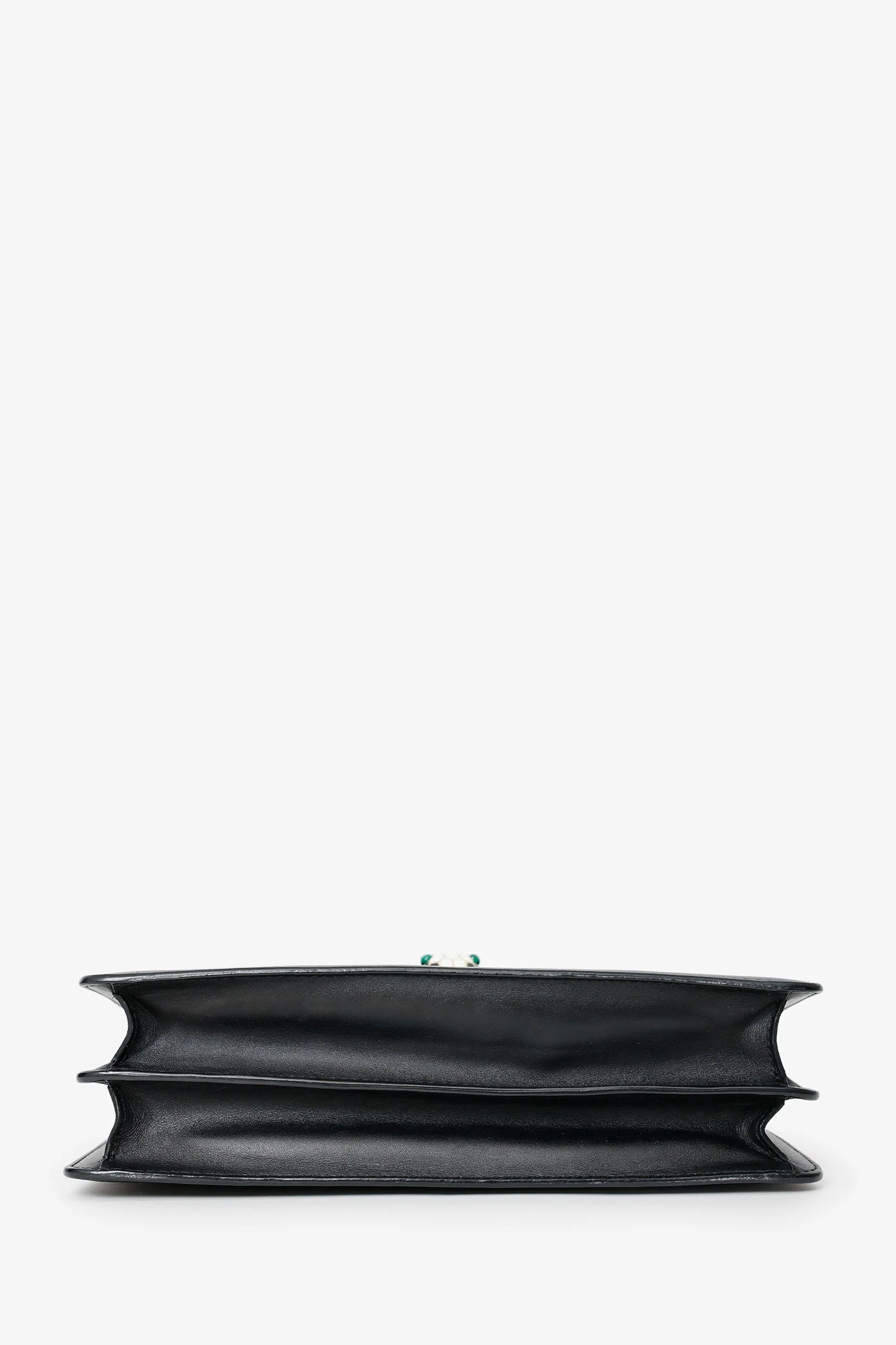 Bvlgari Black Leather Serpenti Shoulder Bag - Image 5