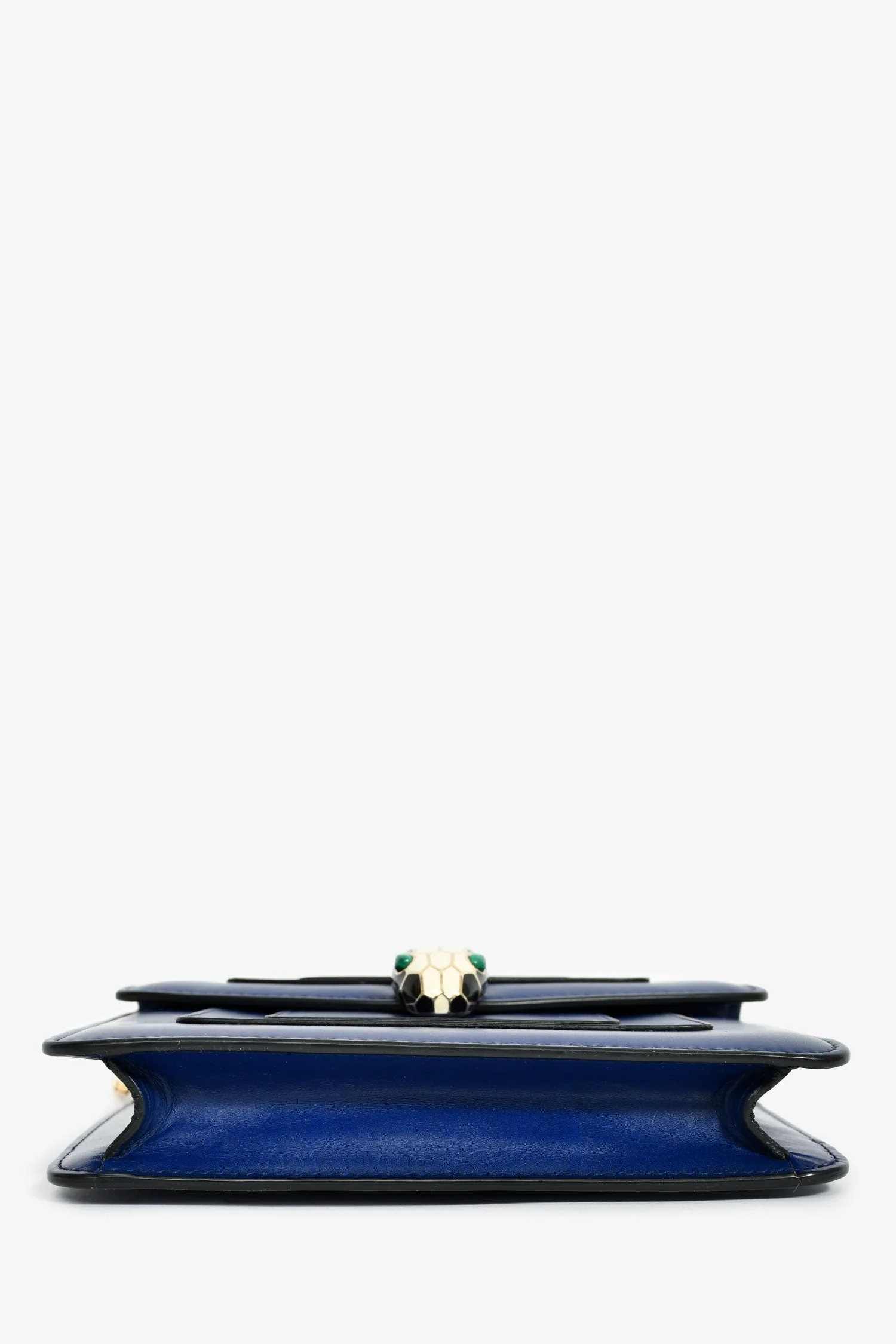 Bvlgari Blue Leather Serpenti Forever Small Crossbody Bag - Image 5