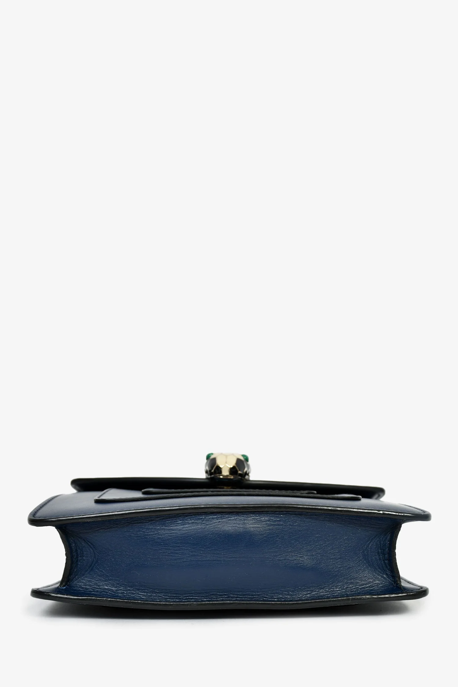Bvlgari Blue Leather Serpenti Forever Small Crossbody Bag - Image 5