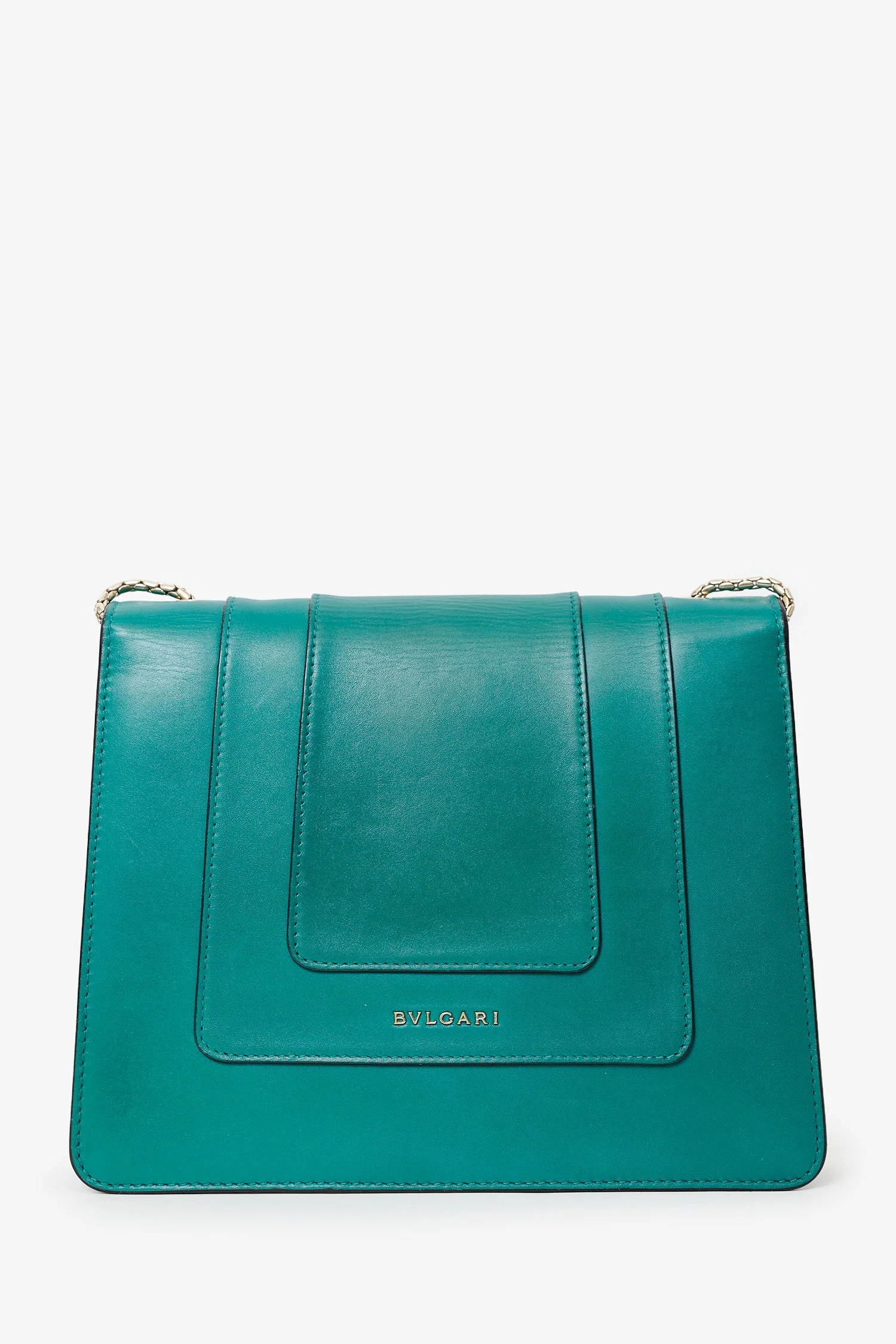 Bvlgari Green Serpenti Forever Flap Bag - Image 3