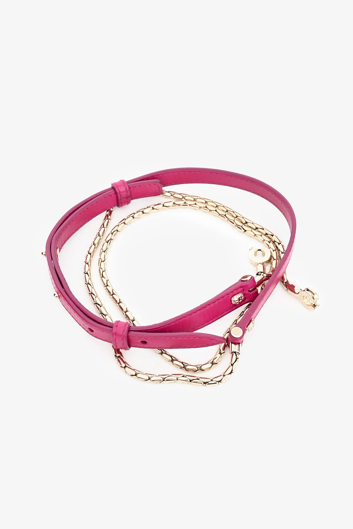 Bvlgari Pink Stingray/Leather Serpenti Forever Top Handle Bag with Strap - Image 7
