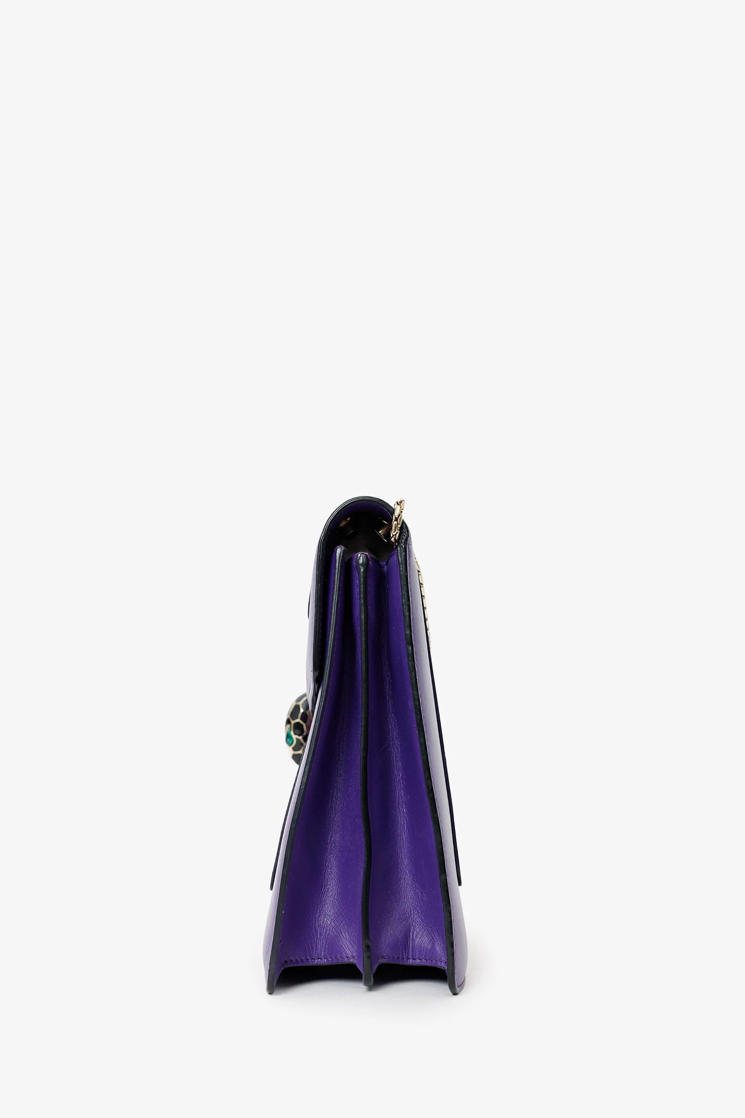 Bvlgari Purple Serpenti Forever Large Flap Bag - Image 4
