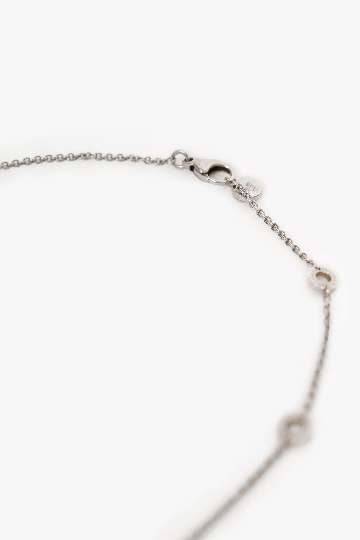 Bvlgari Sterling Silver Black Ceramic Save The Children Necklace - Image 4