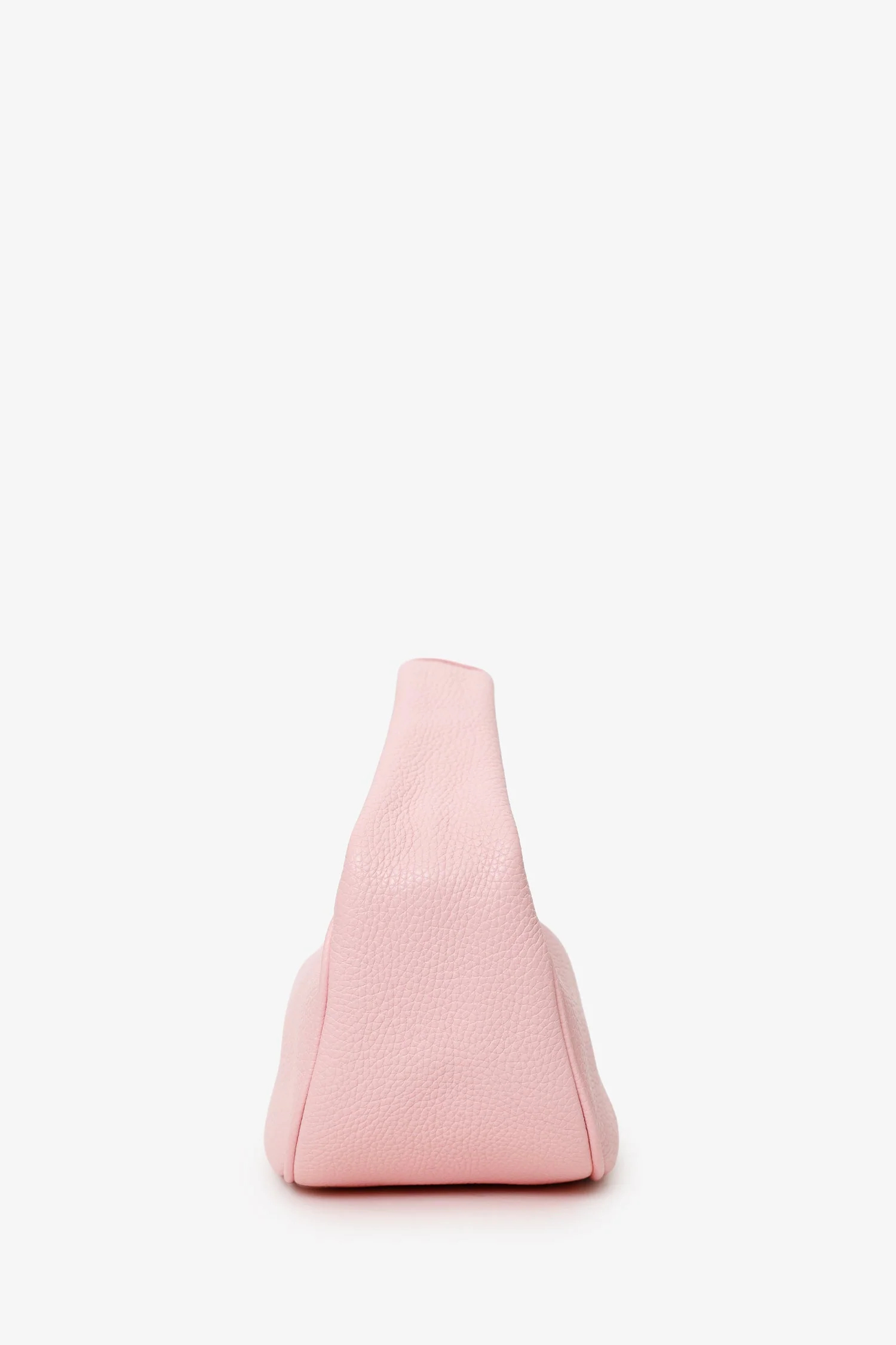 By Far Pink Grained Leather Top Handle Bag - Image 2