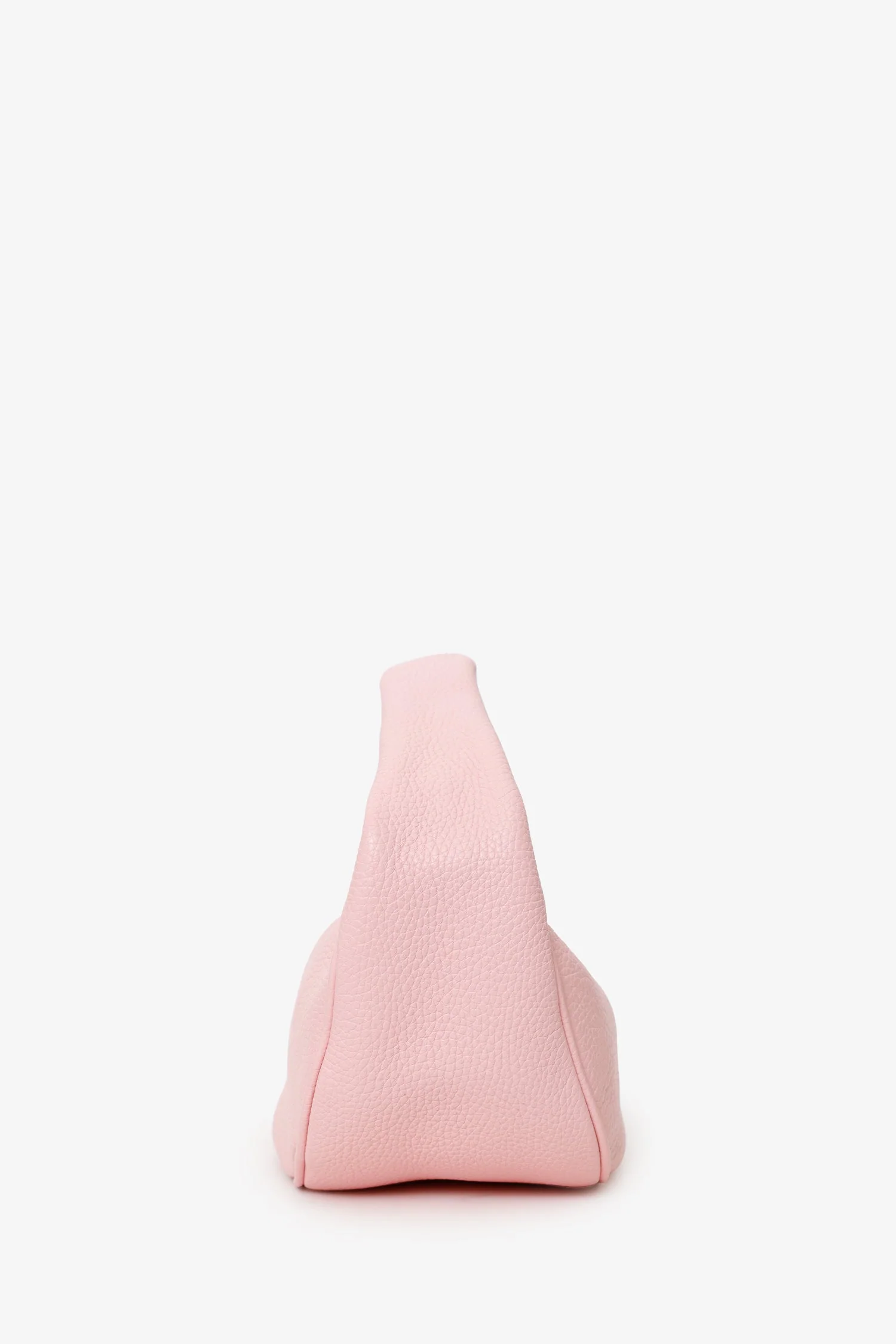 By Far Pink Grained Leather Top Handle Bag - Image 4