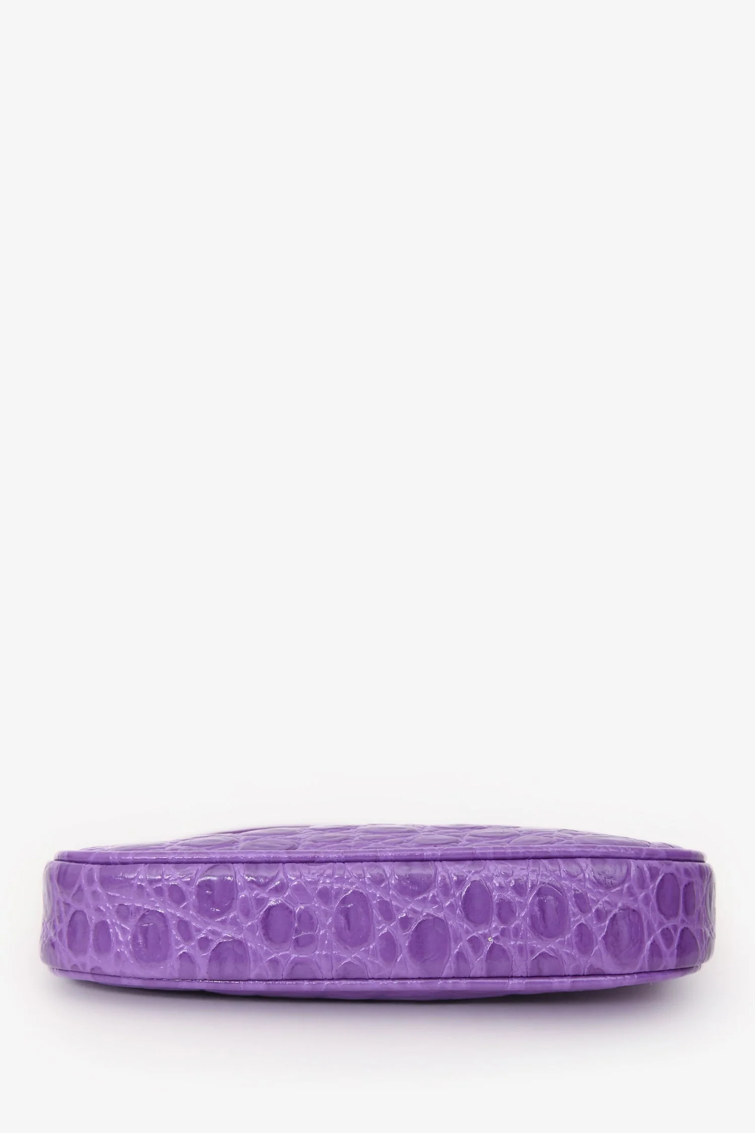 By Far Purple Embossed Mini Rachel Bag - Image 5