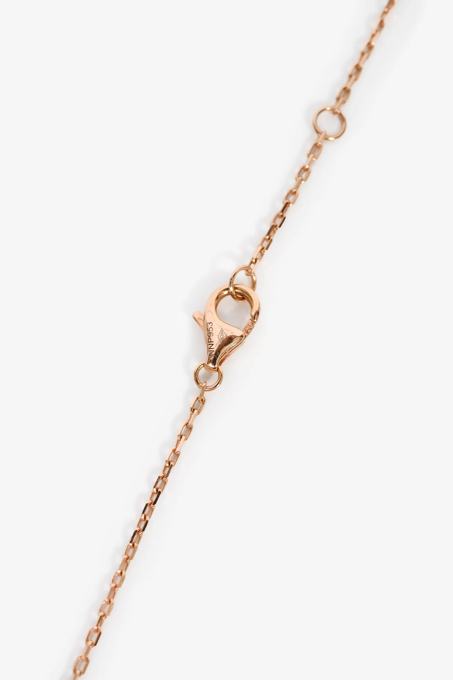 Cartier 18K Rose Gold Brilliant Diamonds Just un Clou Pendant Necklace - Image 3
