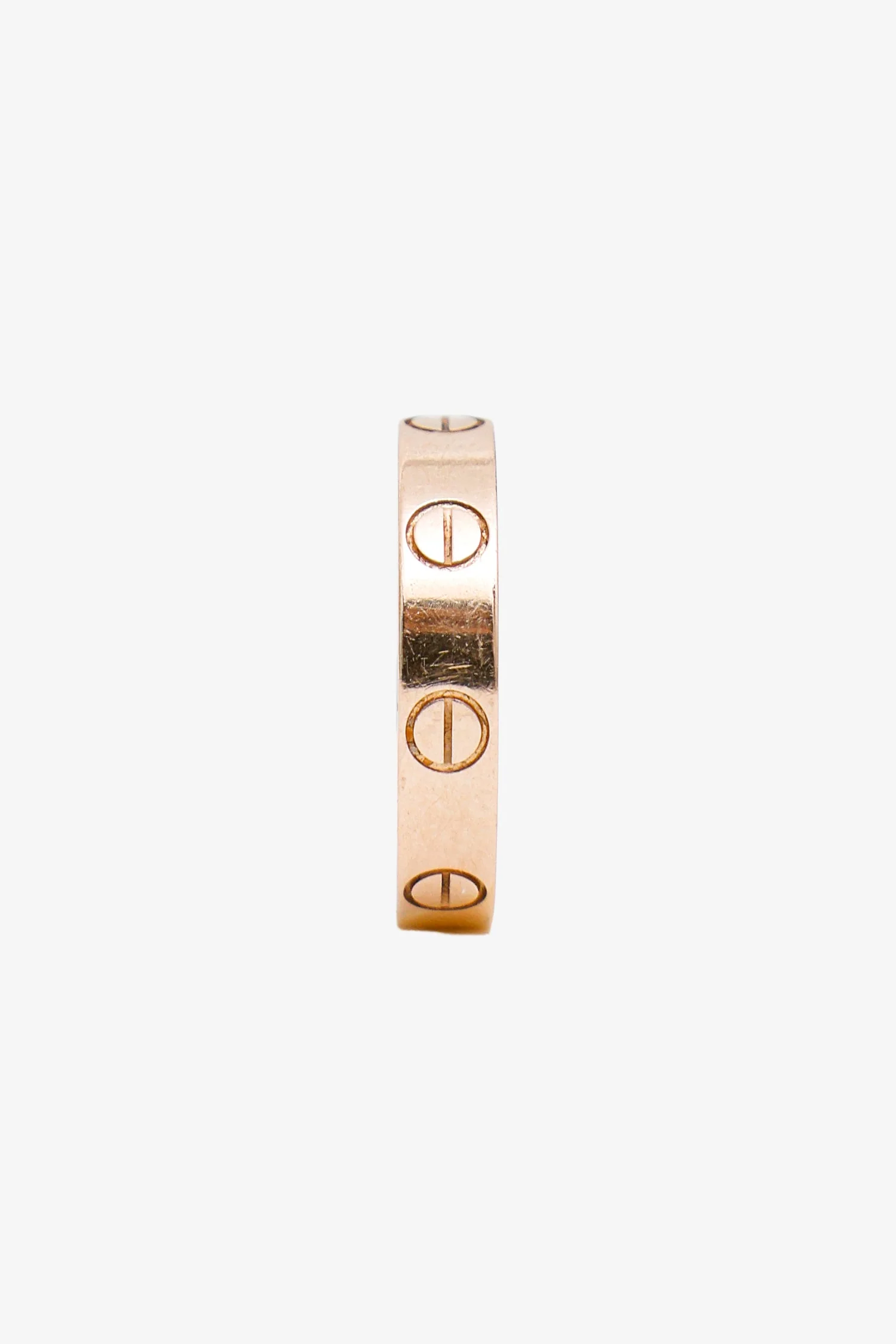 Cartier 18K Rose Gold Small Model Love Ring Size 49 - Image 2