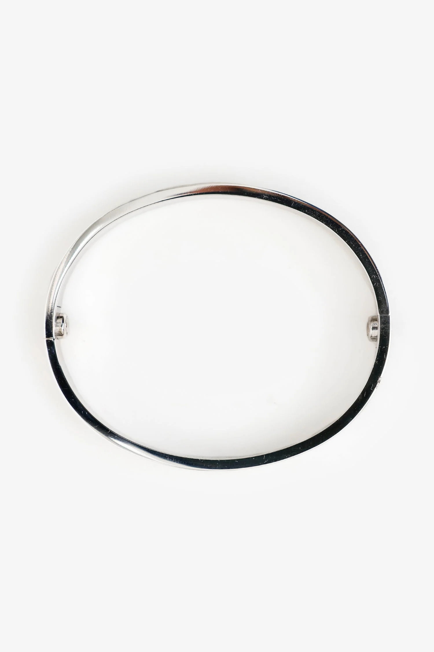 Cartier 18K White Gold Classic Model Love Bracelet Size 16 - Image 6