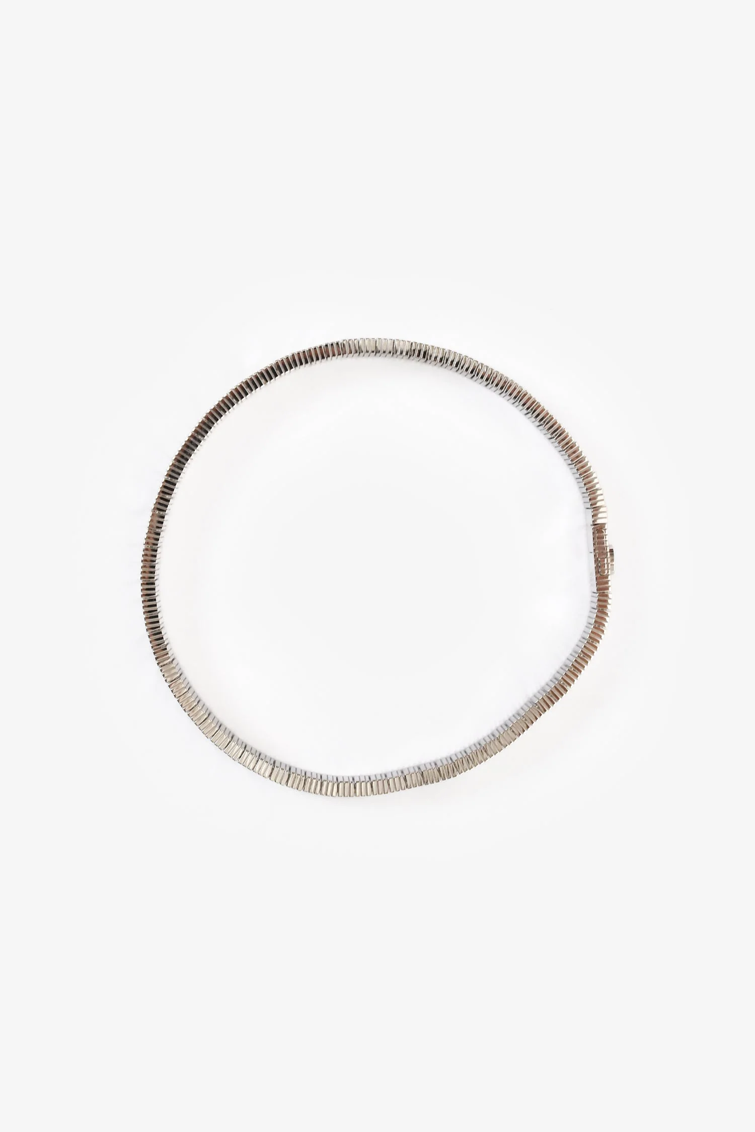 Cartier 18K White Gold 'Love Unlimited Flexible' Bracelet Size 19 - Image 5