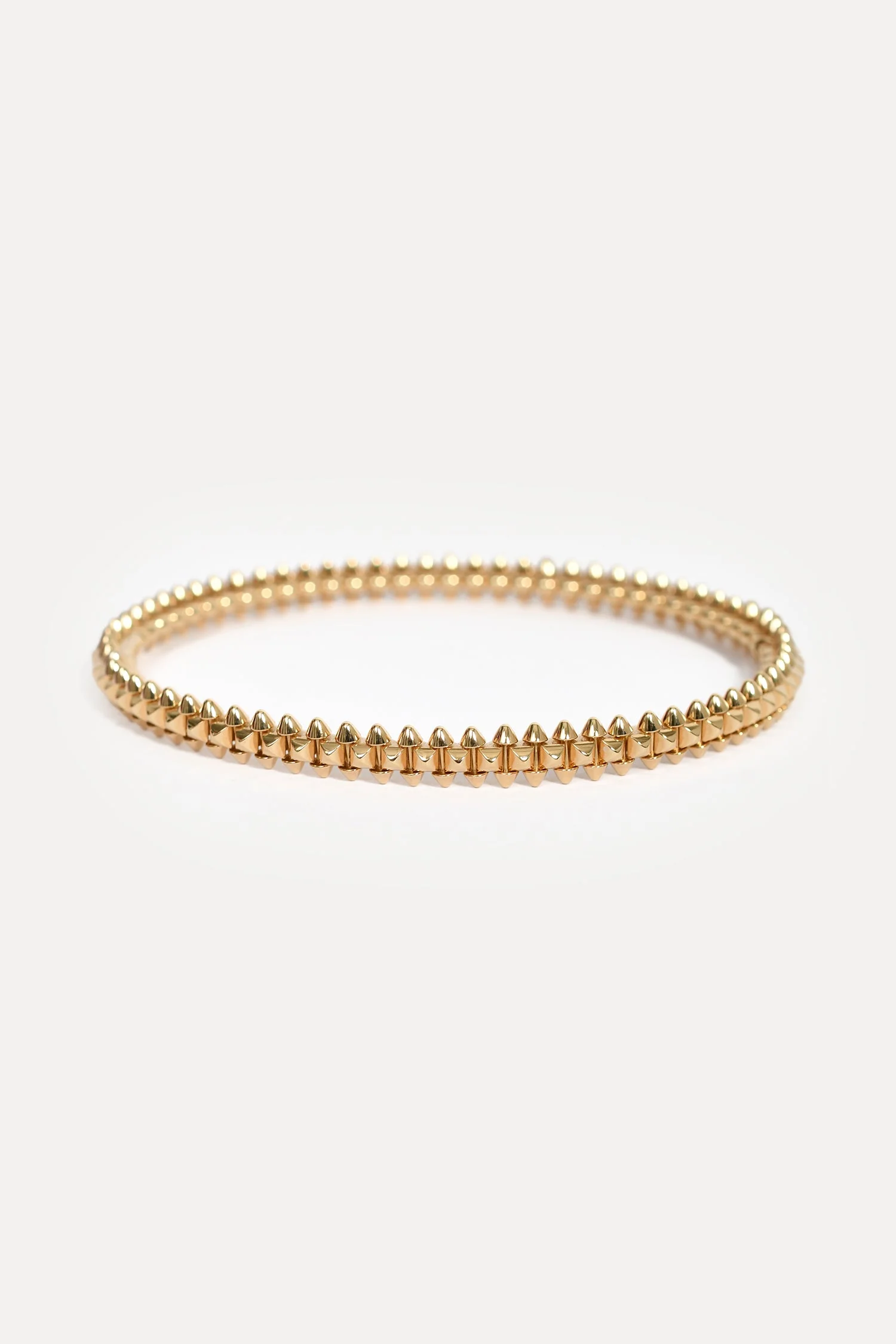 Cartier 18K Yellow Gold 'Clash de Cartier' Small Model Bracelet Size 20 - Image 3