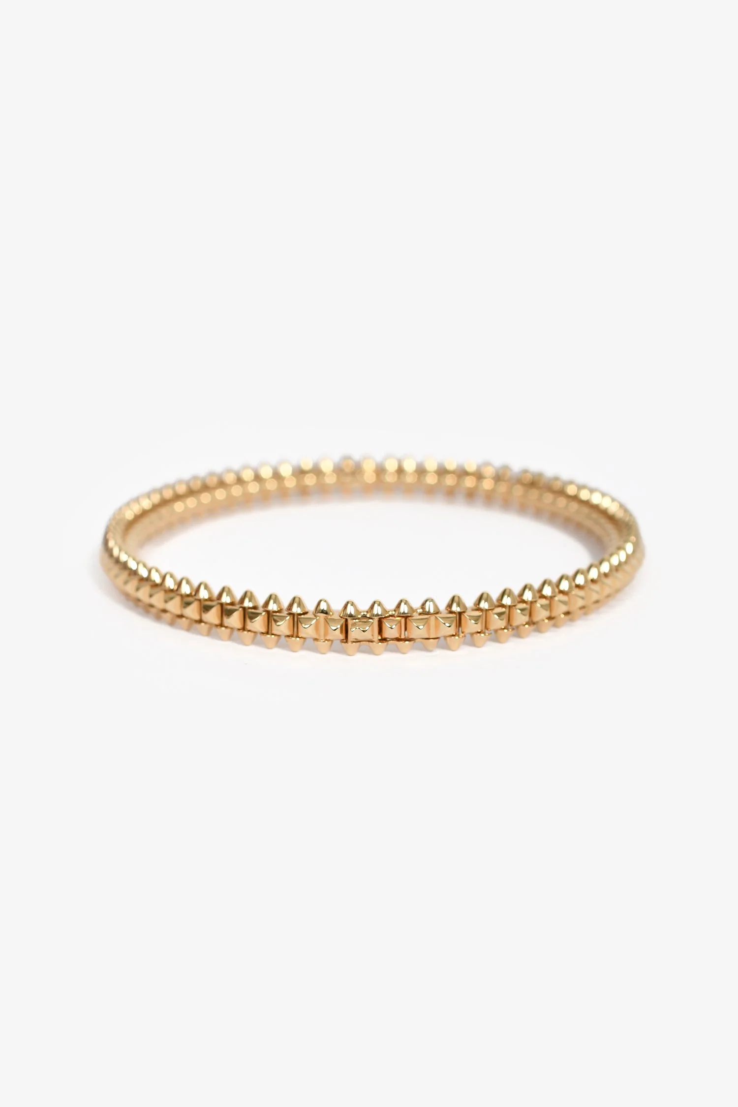 Cartier 18K Yellow Gold 'Clash de Cartier' Small Model Bracelet Size 20 - Image 4