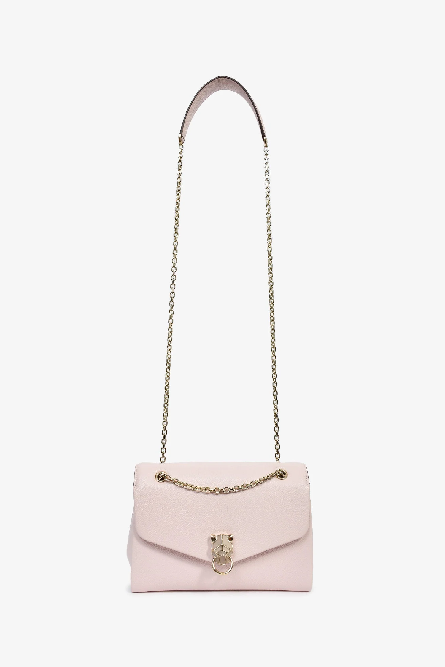 Cartier Pink Leather Small Panthere Graphique Shoulder Bag - Image 7