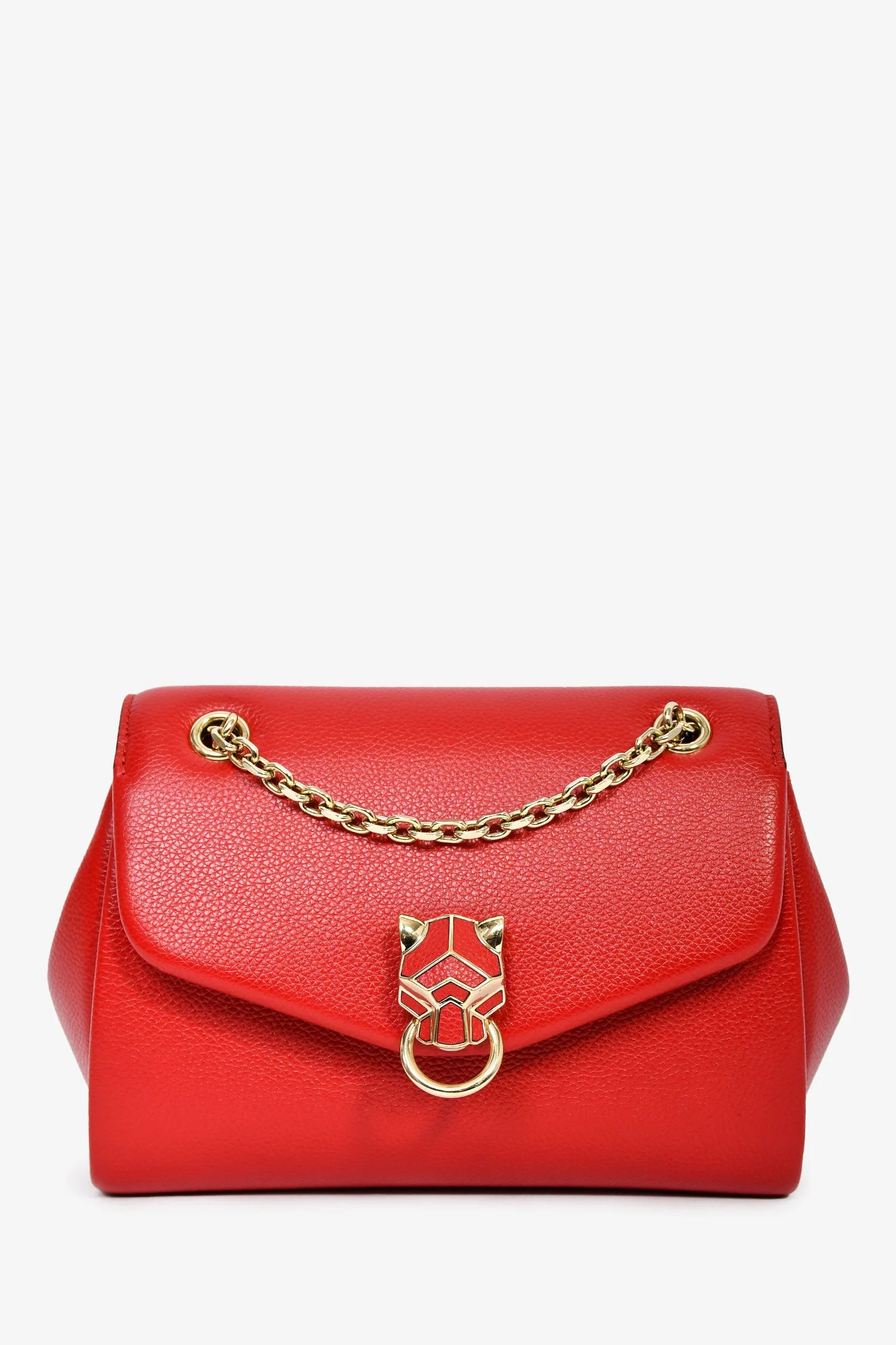 Cartier Red Mini Panthère Graphique Shoulder Bag