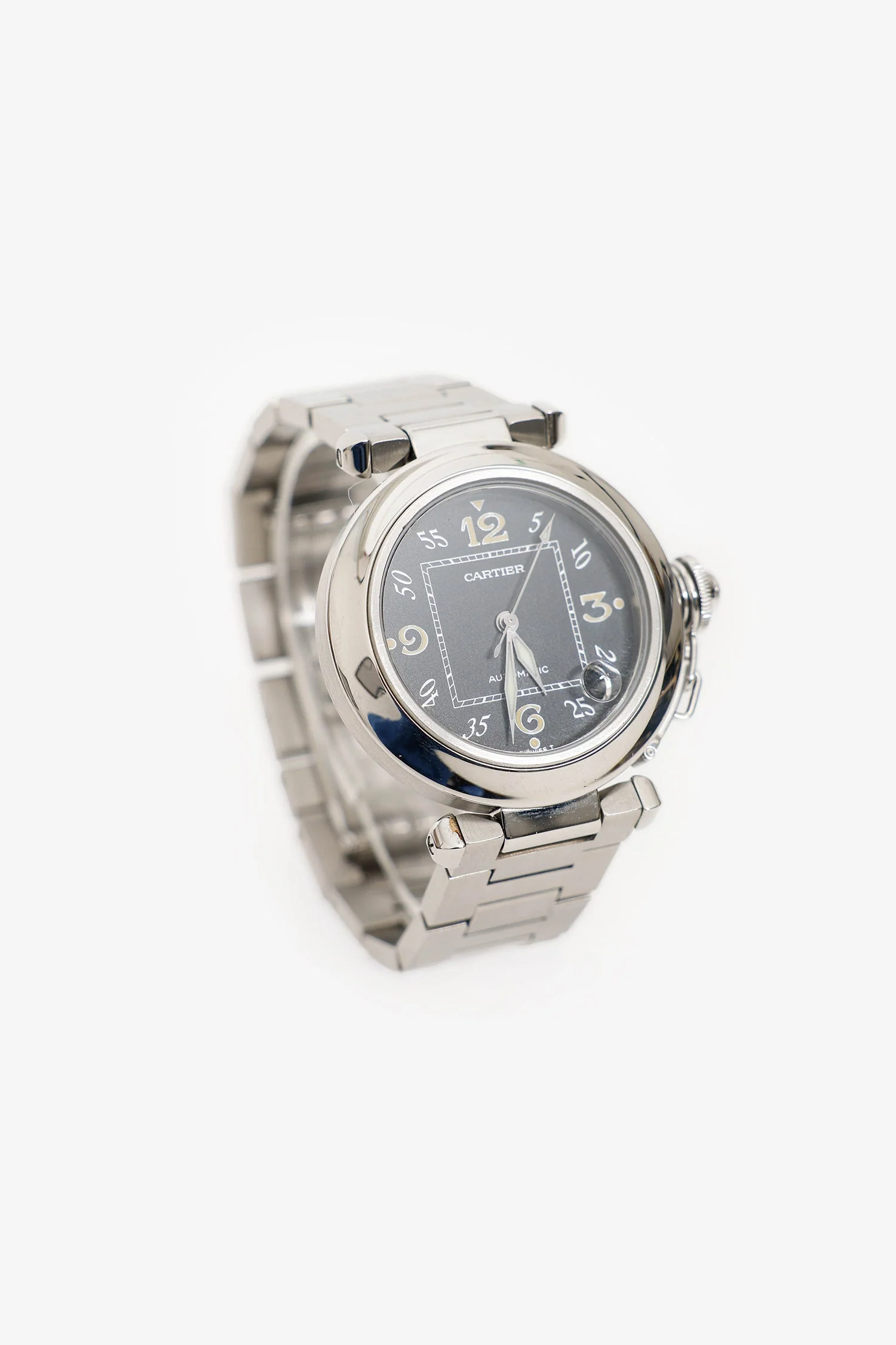 Cartier Stainless Steel Pasha C de Cartier Watch - Image 2