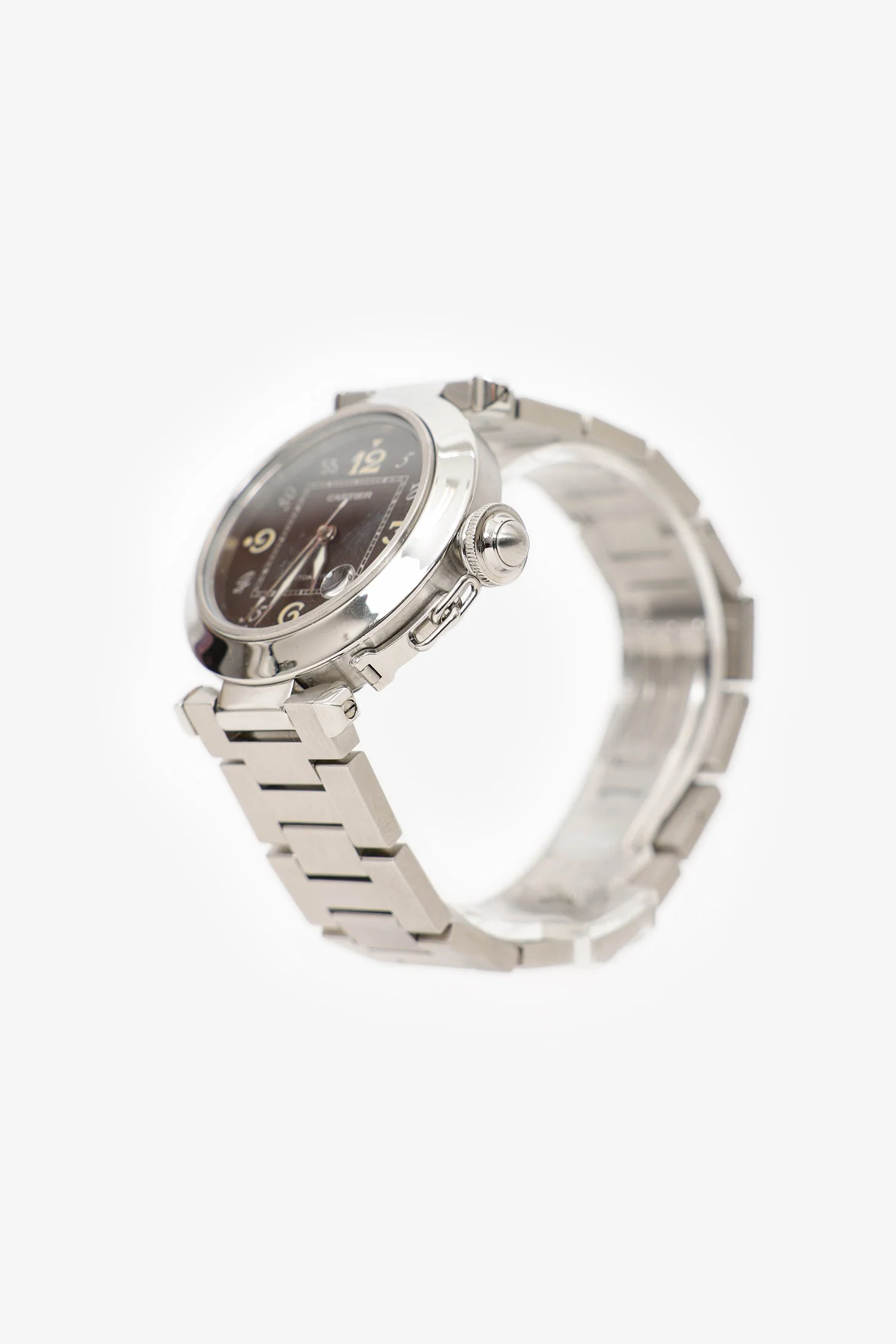 Cartier Stainless Steel Pasha C de Cartier Watch - Image 3