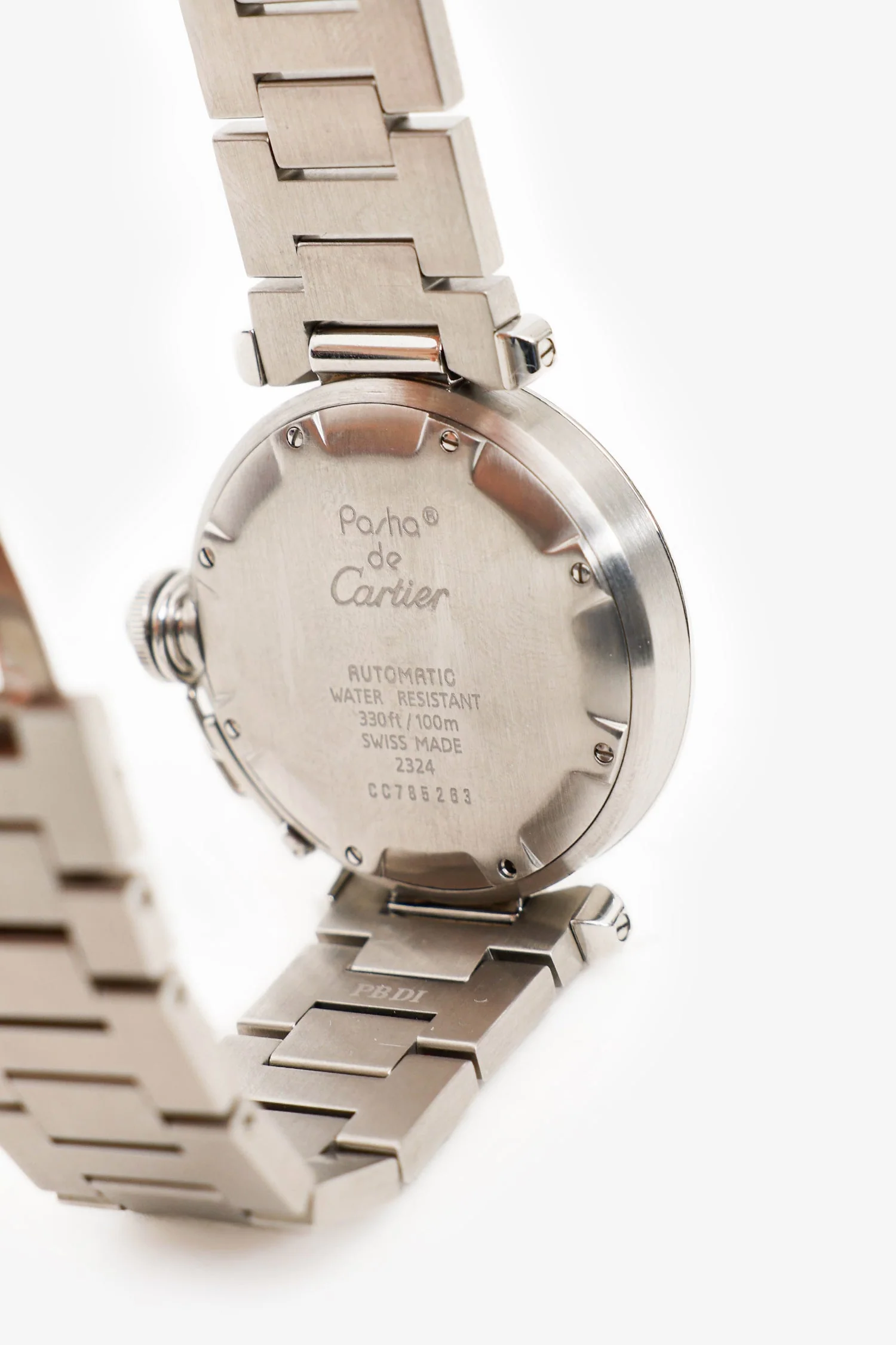 Cartier Stainless Steel Pasha C de Cartier Watch - Image 4