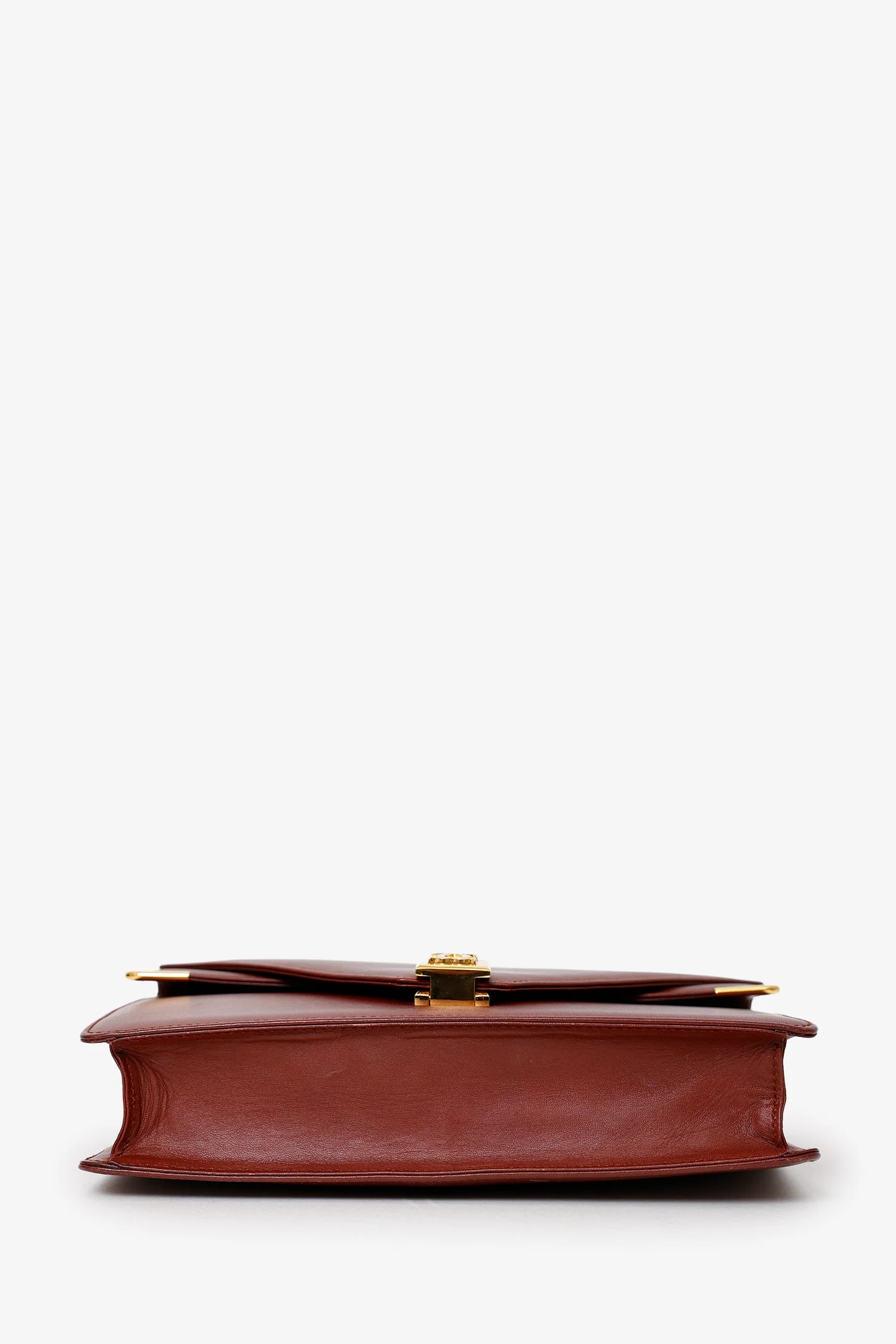 Cartier Vintage Burgundy Leather Envolope Must de Cartier Shoulder Bag - Image 5