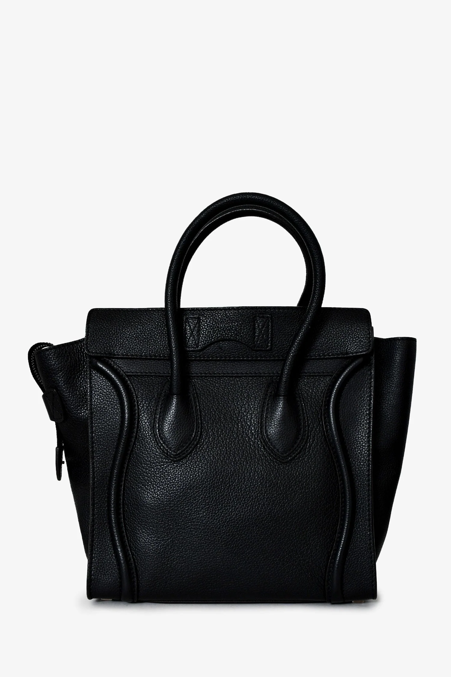 Celine 2012 Black Leather Micro Luggage Bag - Image 2