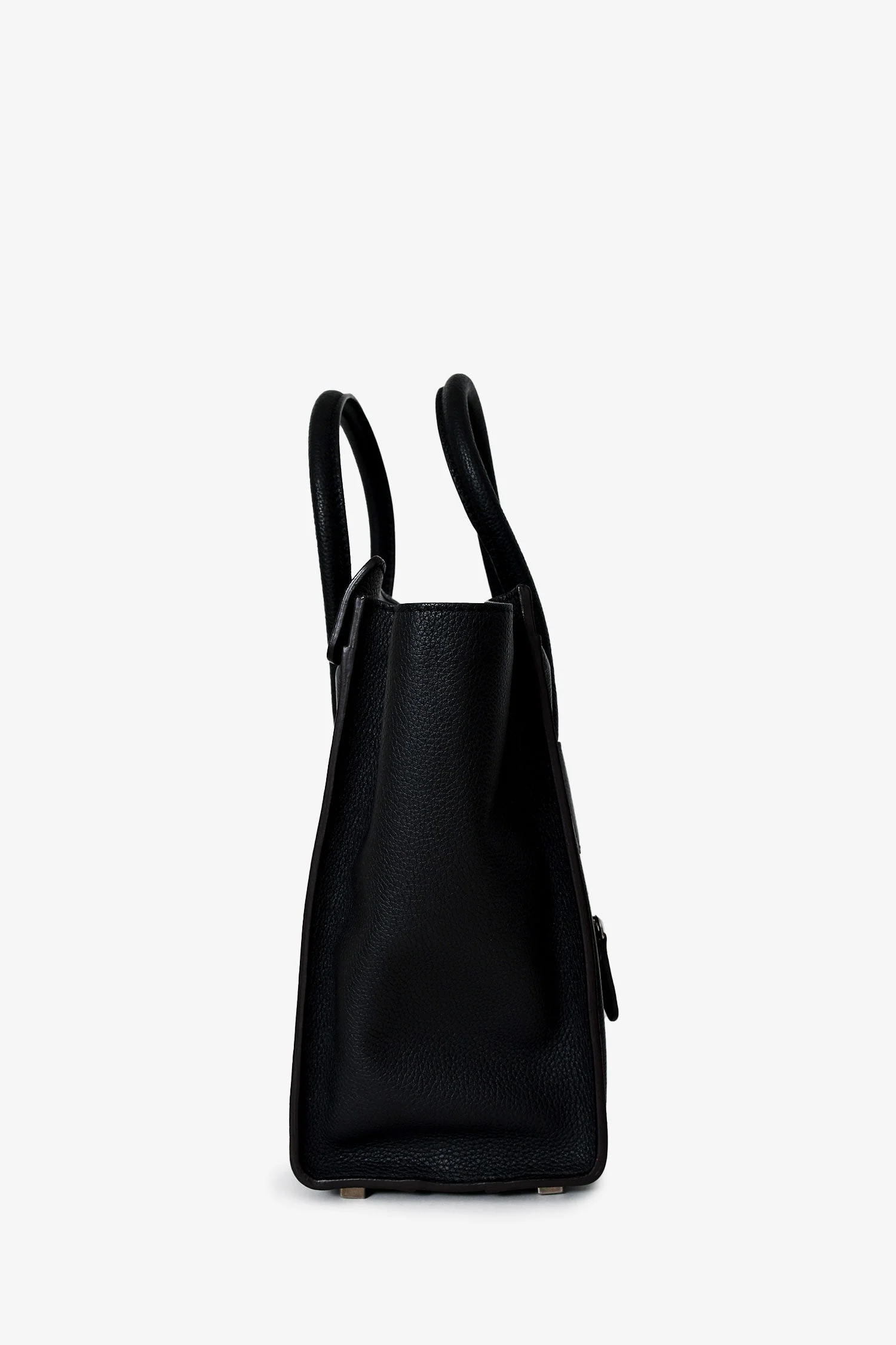 Celine 2012 Black Leather Micro Luggage Bag - Image 3