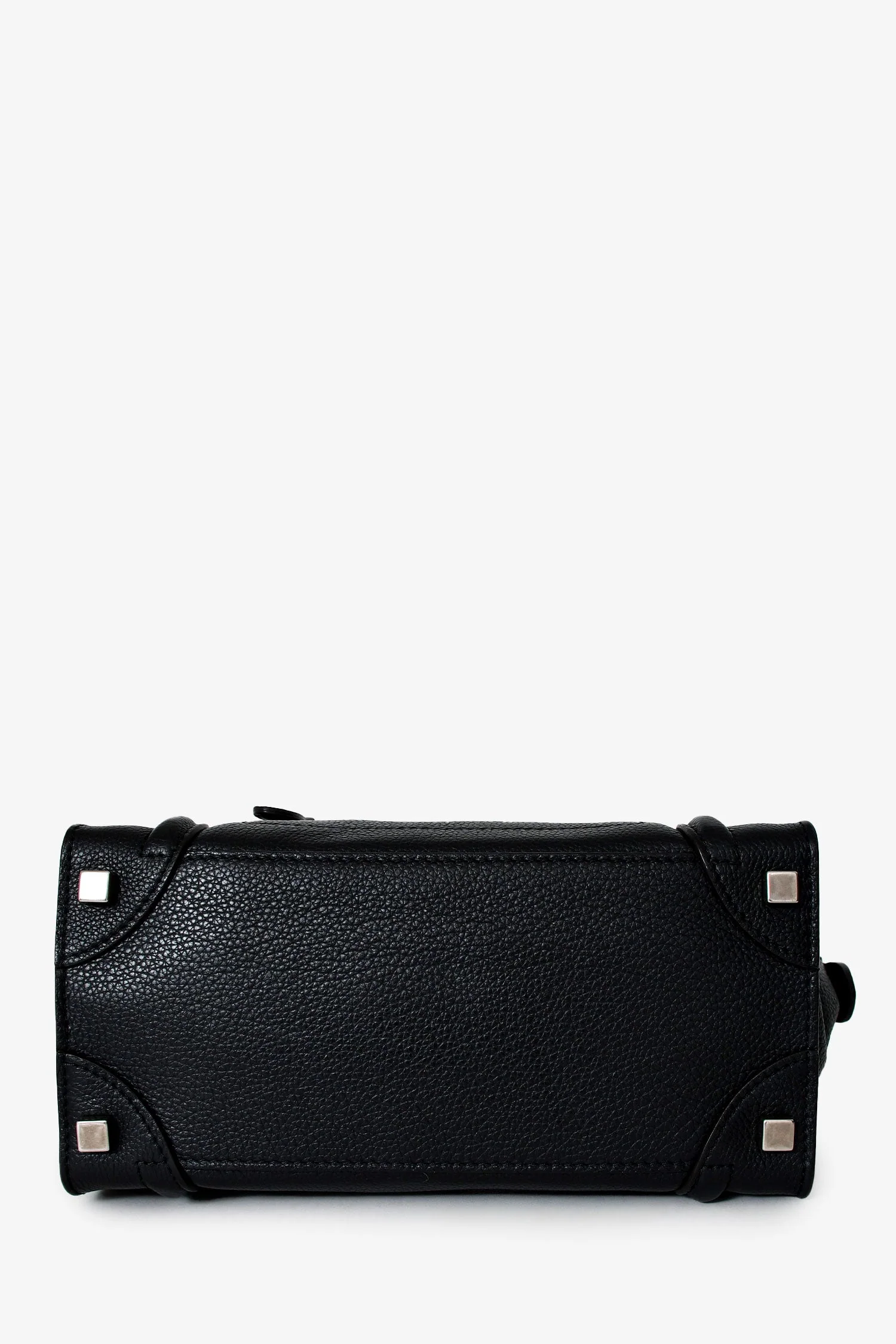 Celine 2012 Black Leather Micro Luggage Bag - Image 5
