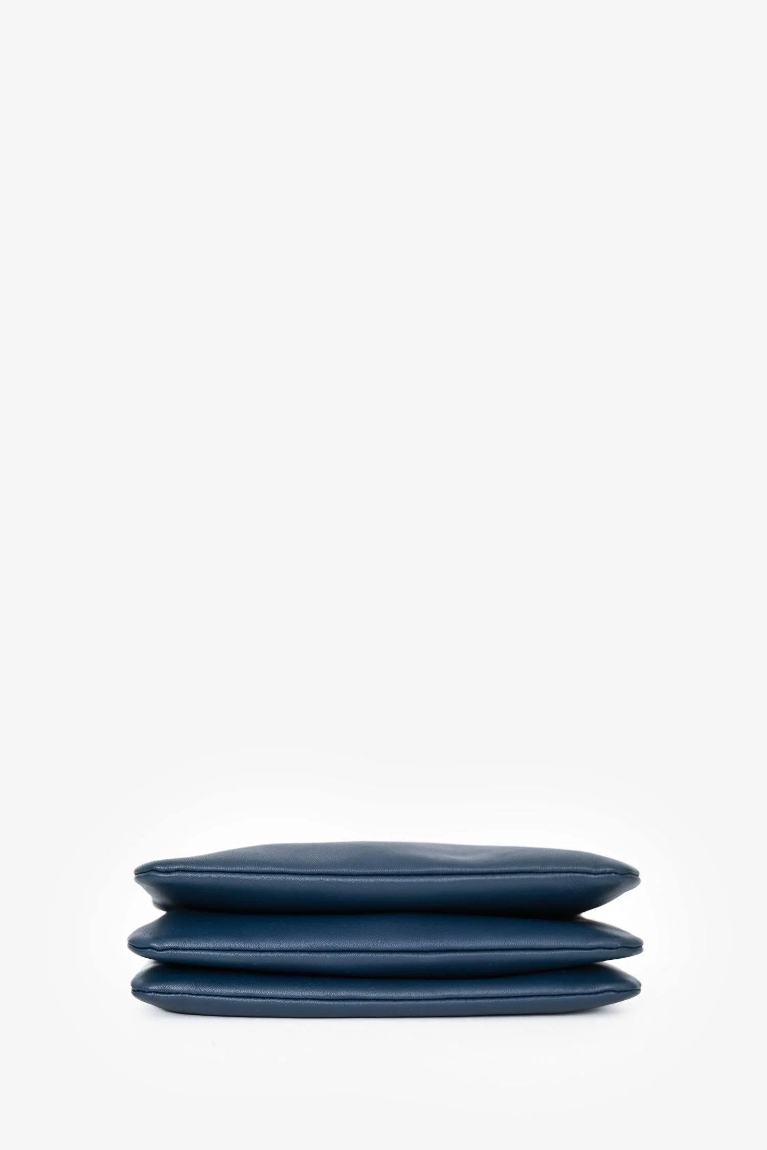 Celine 2018 Navy Blue Leather Small Trio Crossbody - Image 5