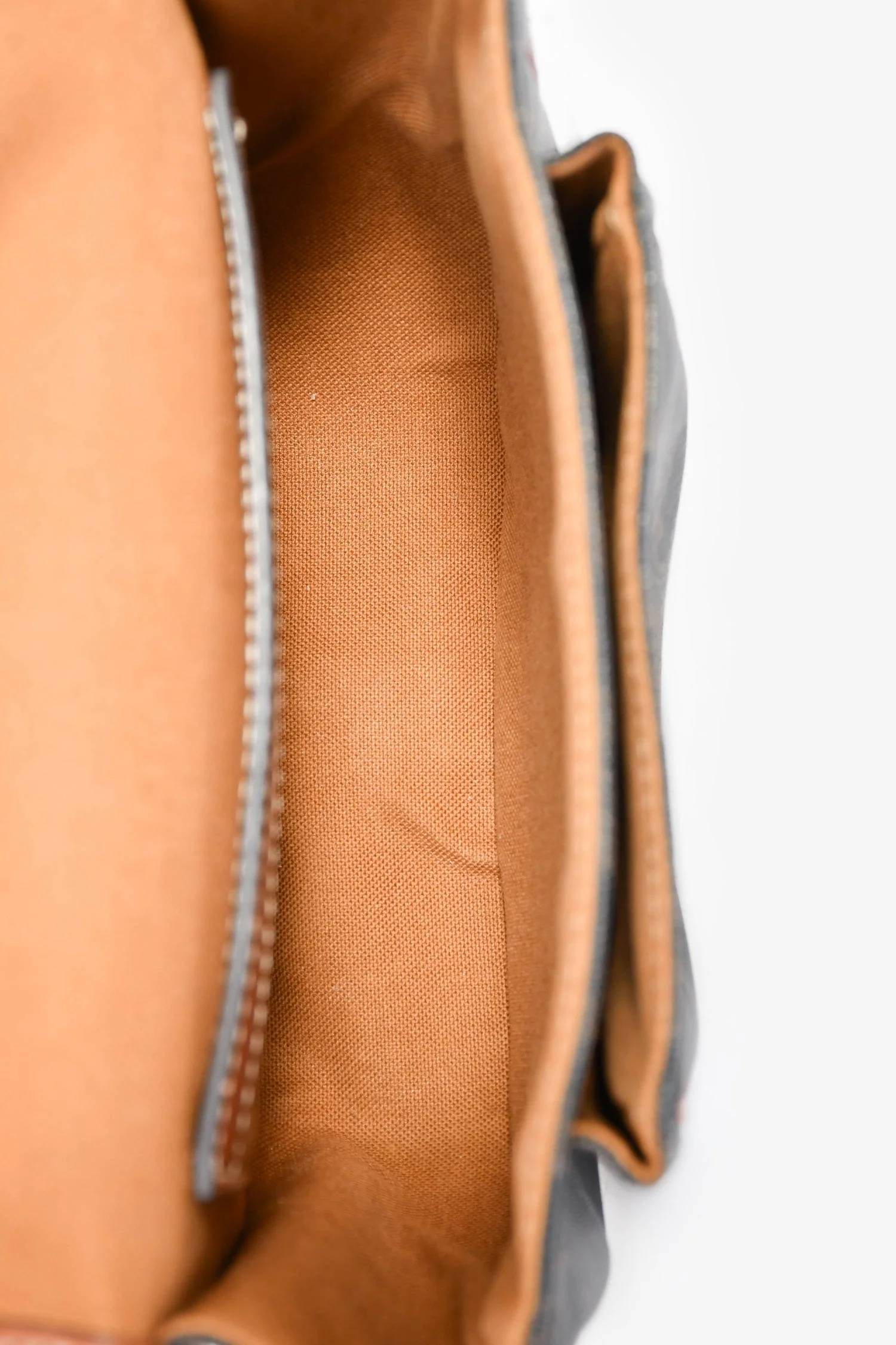 Celine 2020 Brown Triomphe Canvas/Leather Folco Crossbody - Image 6