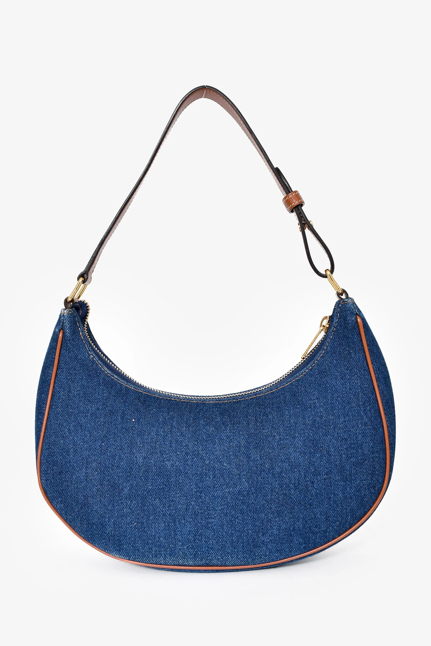 Celine 2021 Blue Denim Ava Shoulder Bag - Image 3