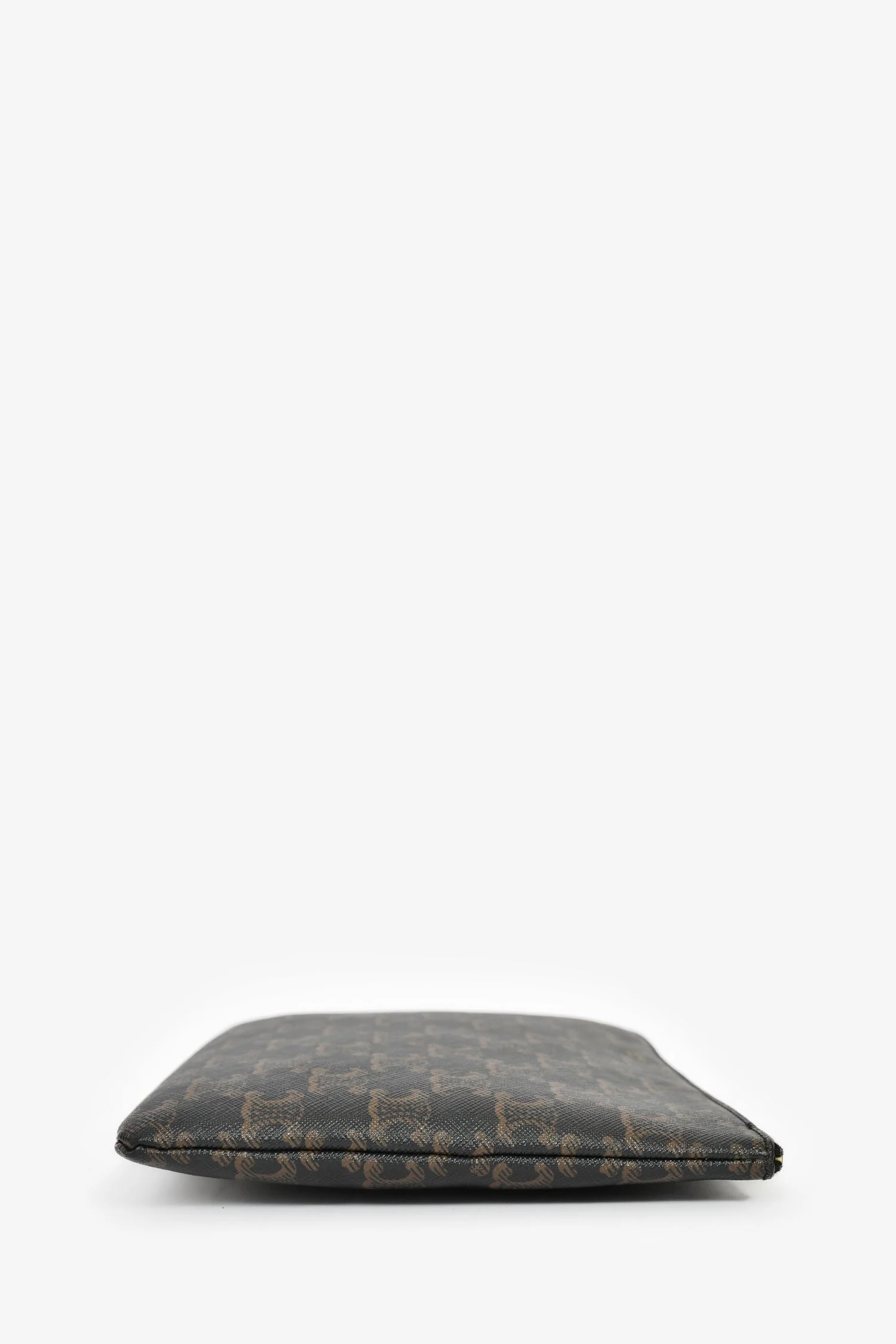 Celine 2021 Brown Triomphe Canvas Portfolio Pouch - Image 3