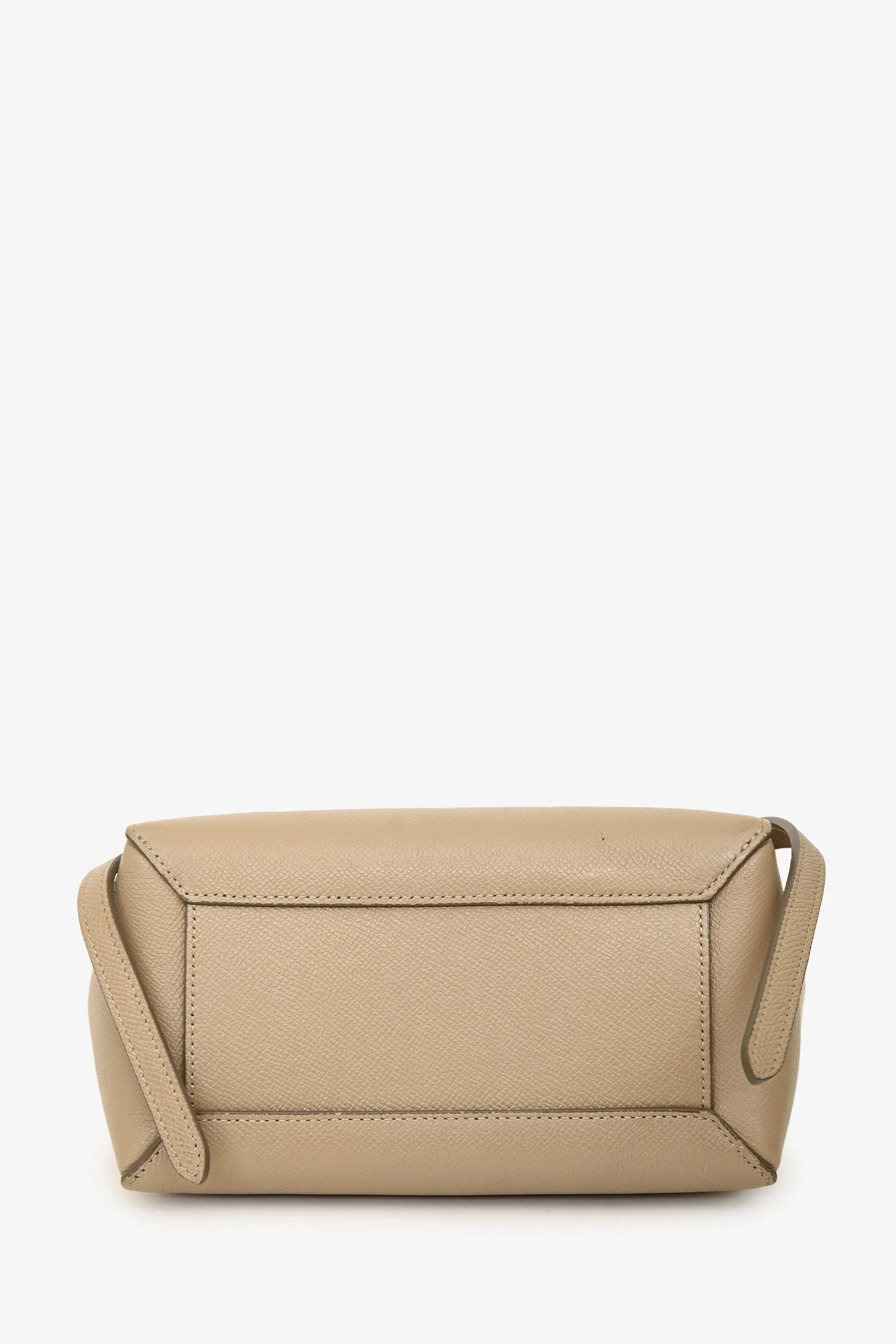 Celine 2022 Beige Grained Calfskin Nano Belt Bag - Image 5
