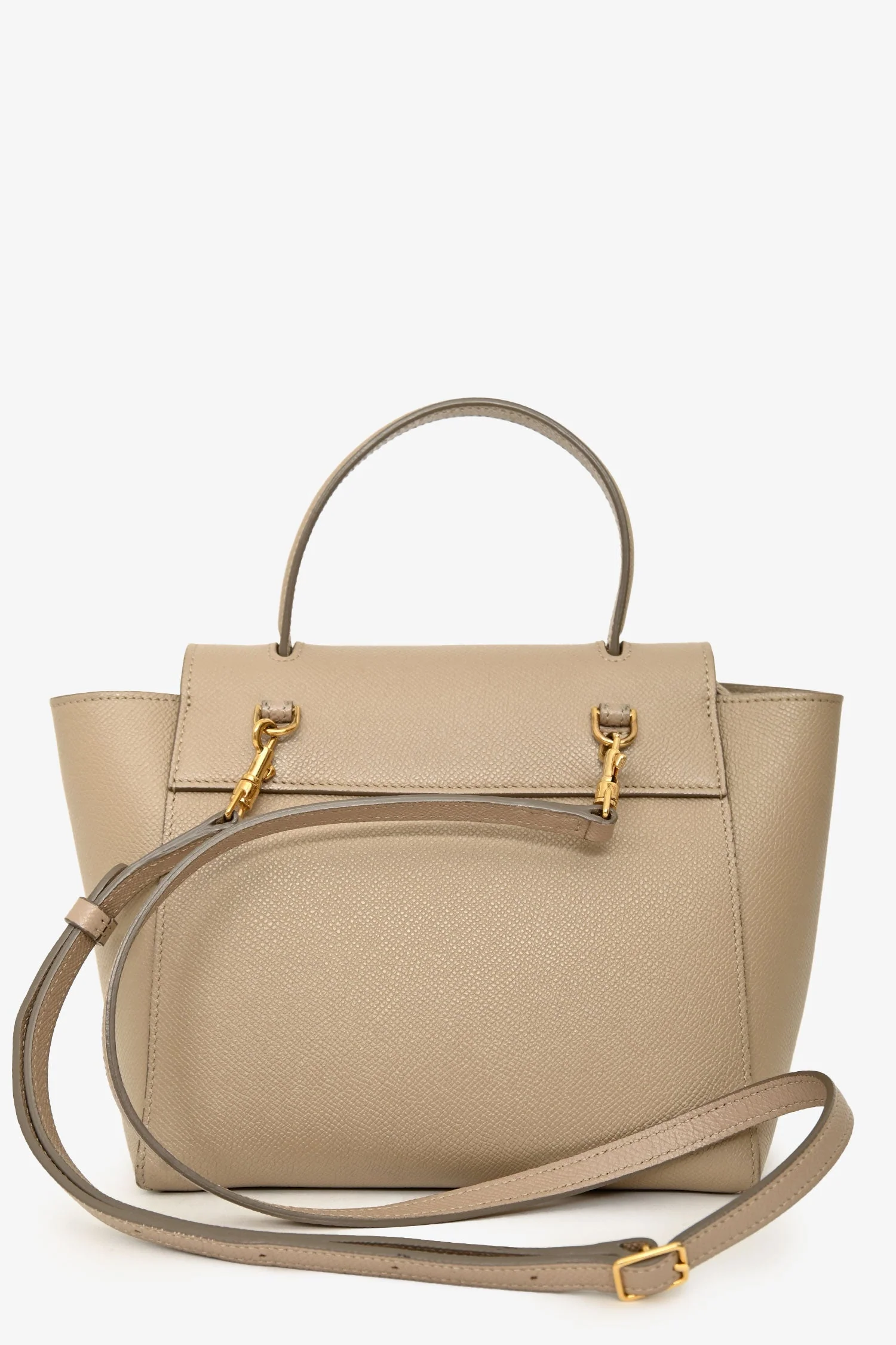 Celine 2022 Beige Grained Calfskin Nano Belt Bag - Image 7