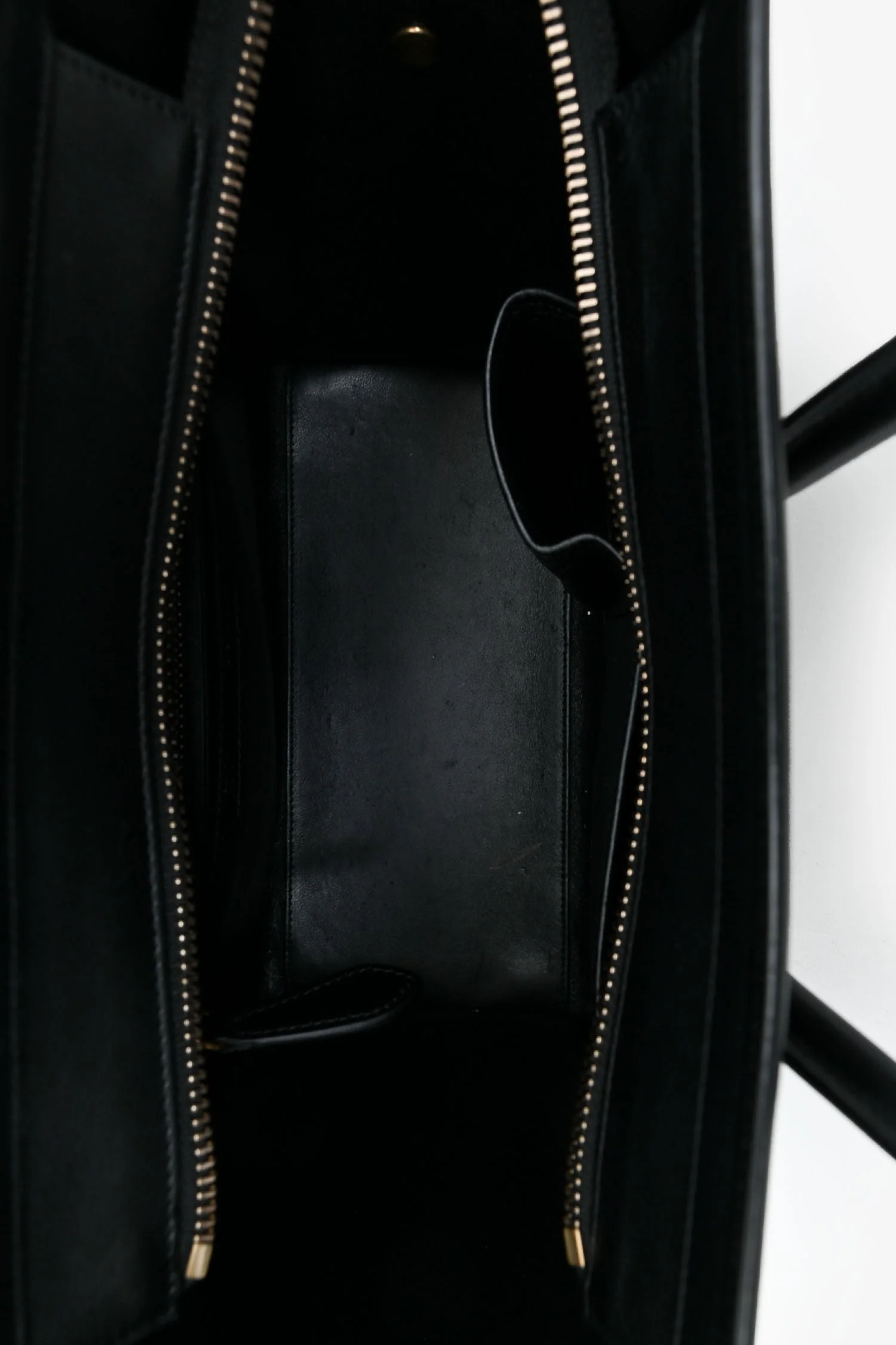 Celine Black/Blue/Taupe Leather Micro Luggage Bag - Image 6