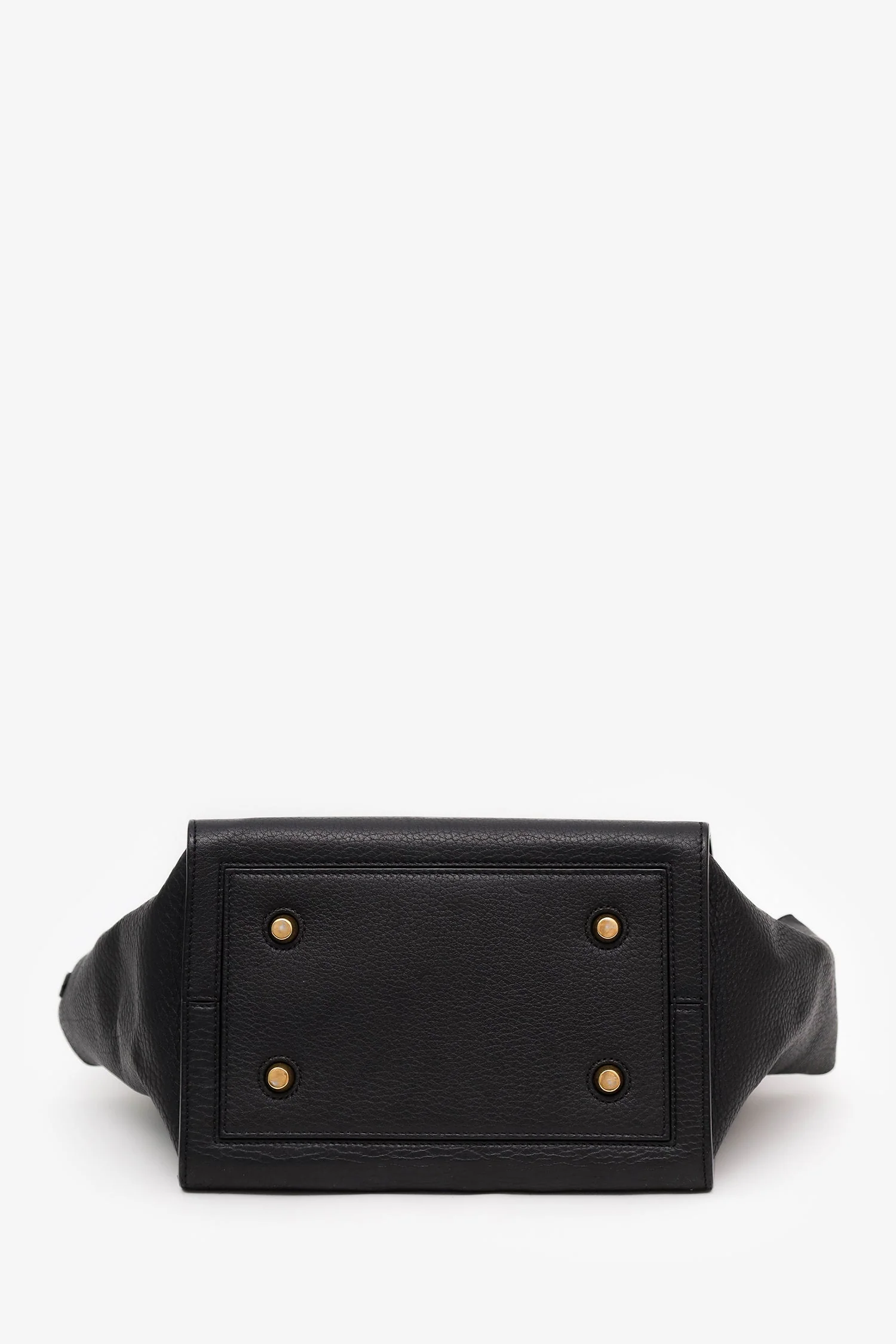 Celine Black Grained Calfskin Medium Tie Knot Tote Bag - Image 5