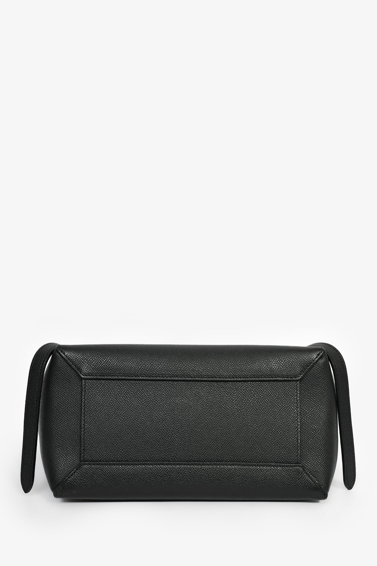 Celine Black Leather Micro Belt Bag With Strap - Image 5