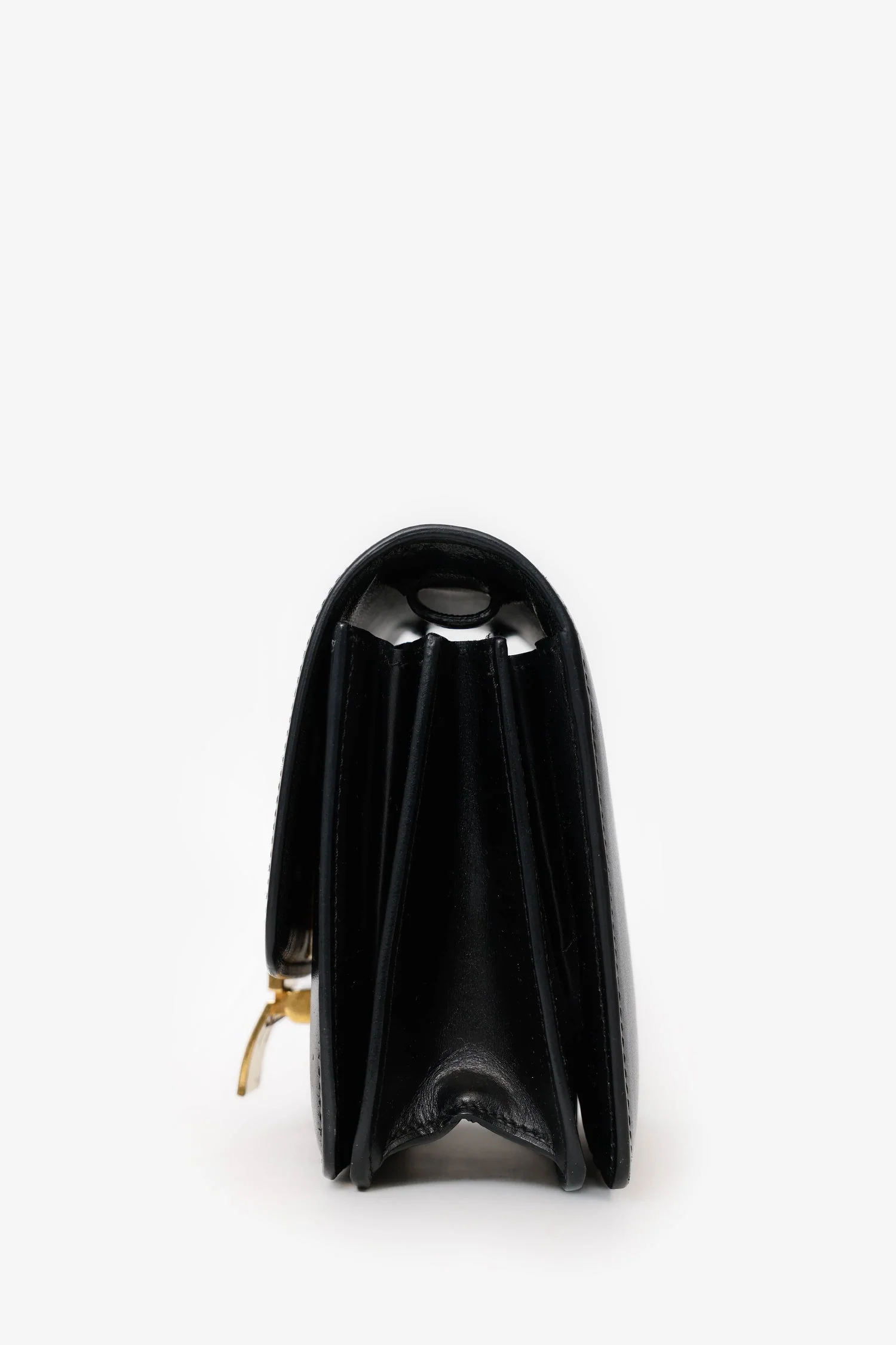 Celine Black Leather Small Crossbody Box Bag - Image 4