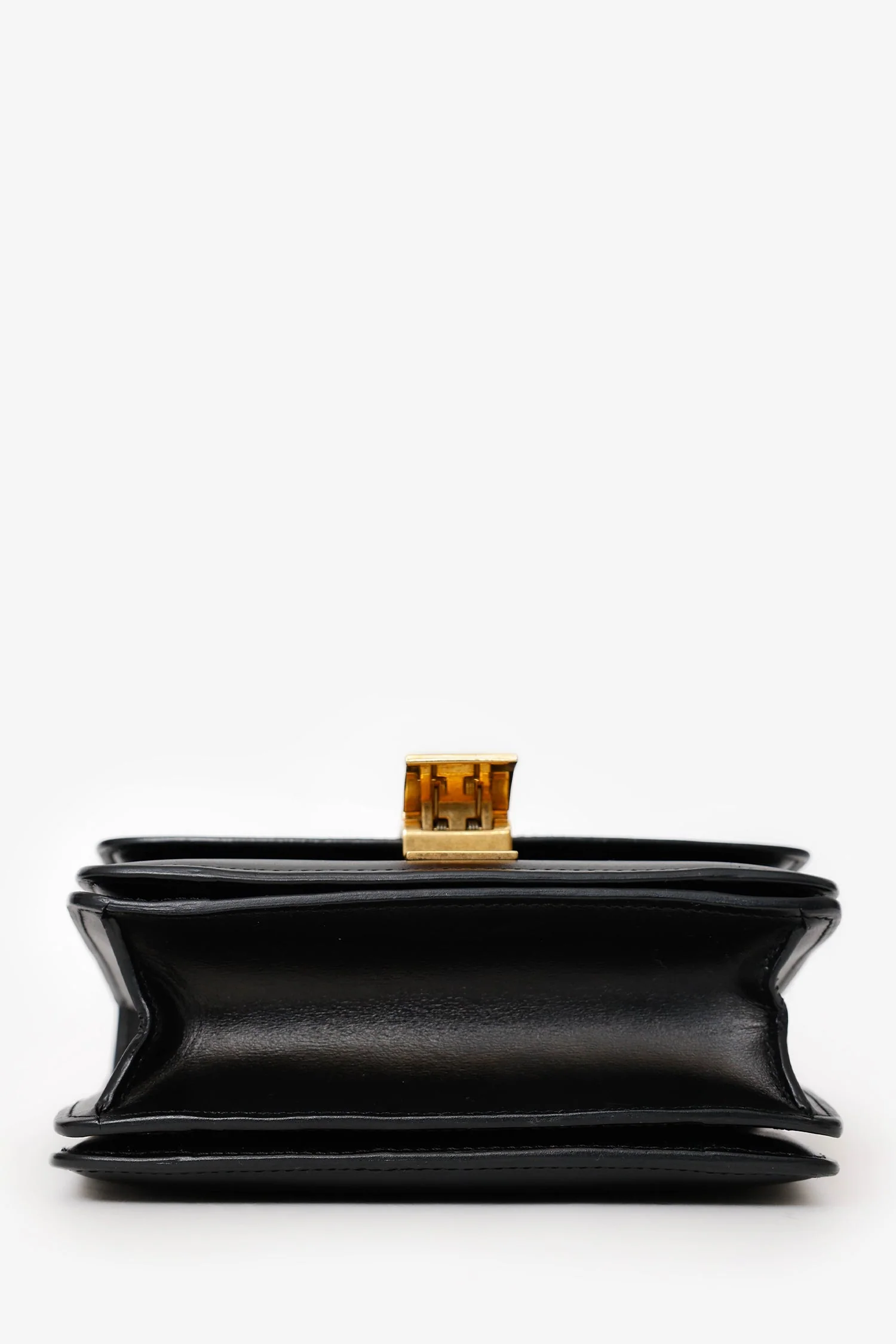 Celine Black Leather Small Crossbody Box Bag - Image 5