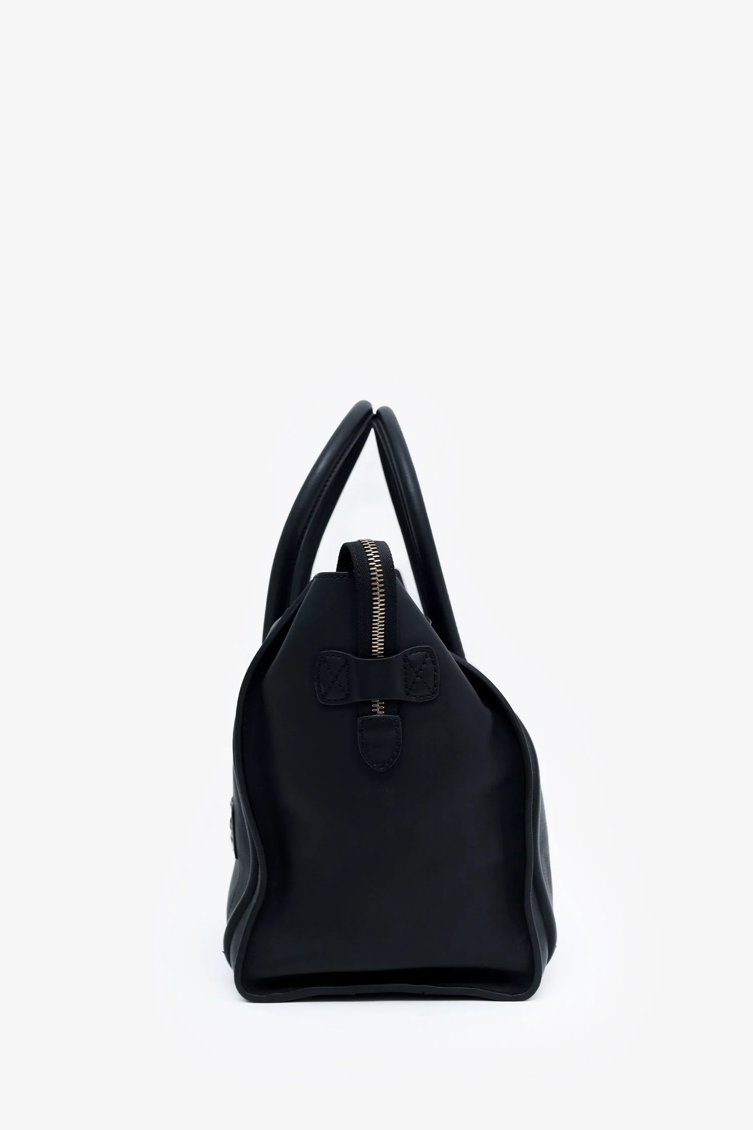 Celine Black Smooth Calfskin Micro Luggage Tote - Image 4