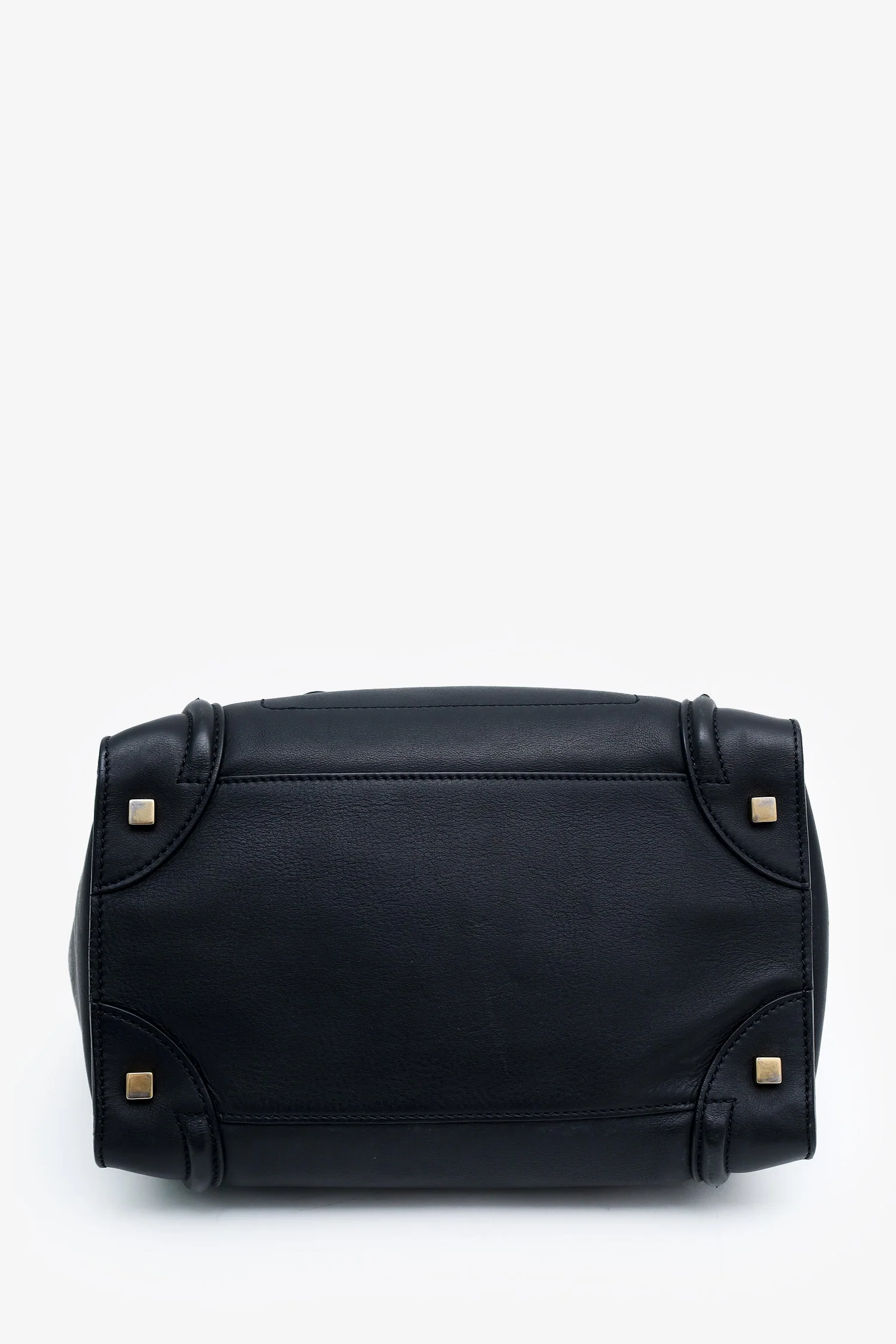 Celine Black Smooth Calfskin Micro Luggage Tote - Image 5