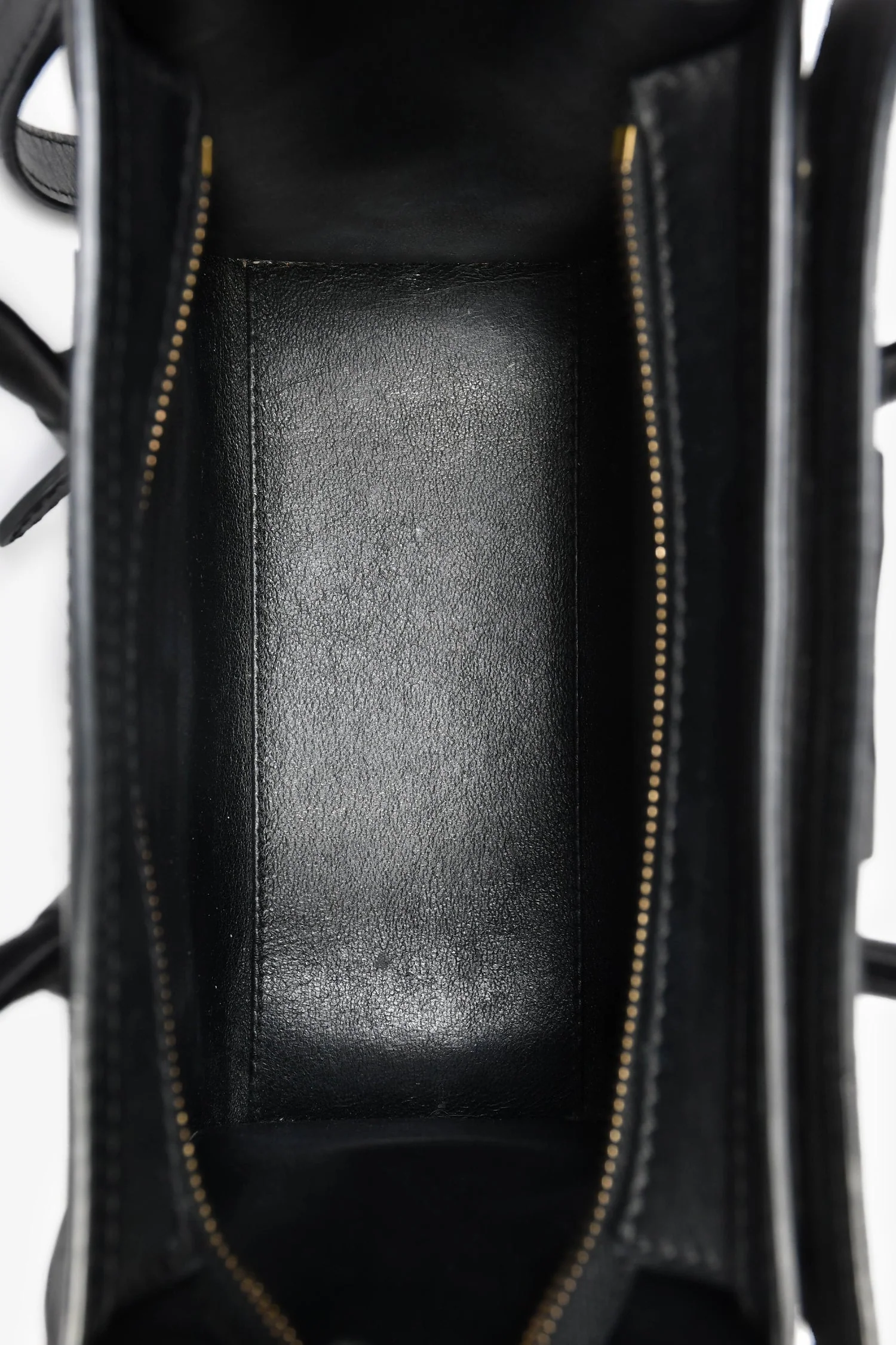 Celine Black Smooth Calfskin Mini Luggage Tote - Image 6