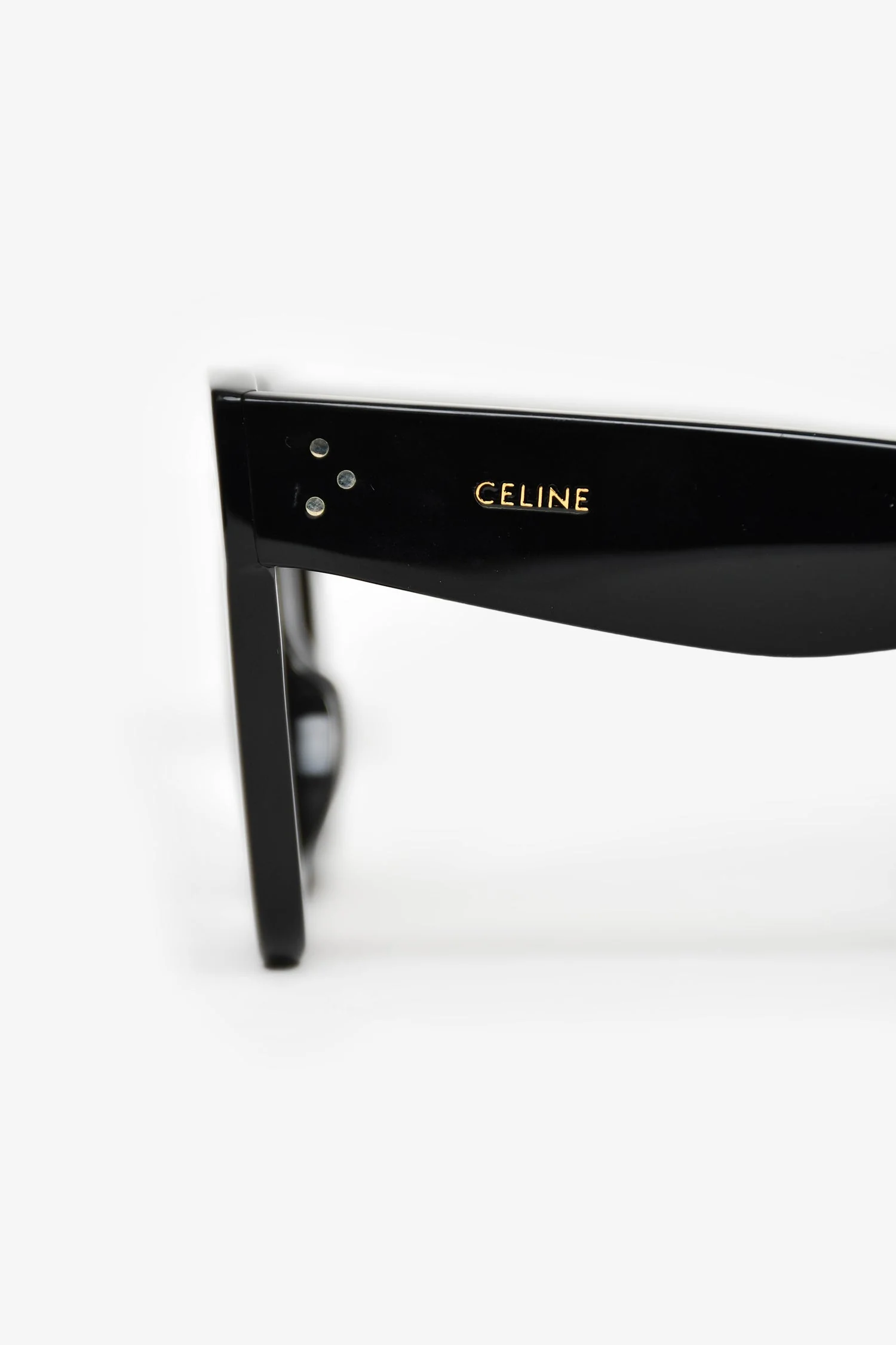 Celine Black Square Sunglasses - Image 4