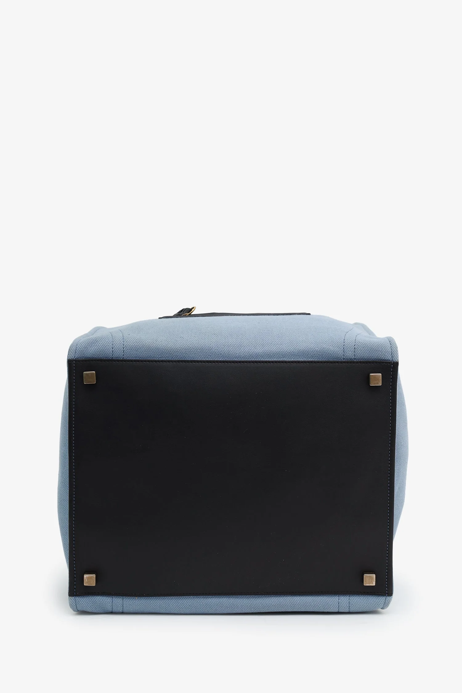 Celine Blue Denim Medium Luggage Phantom Tote - Image 5