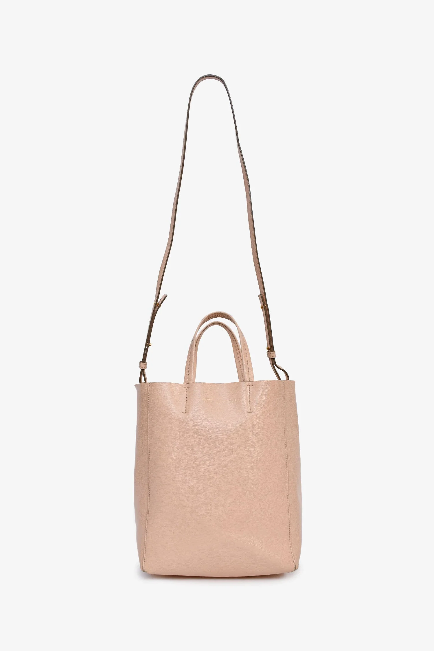 Celine Blush Leather Small Vertical Cabas Bag - Image 7