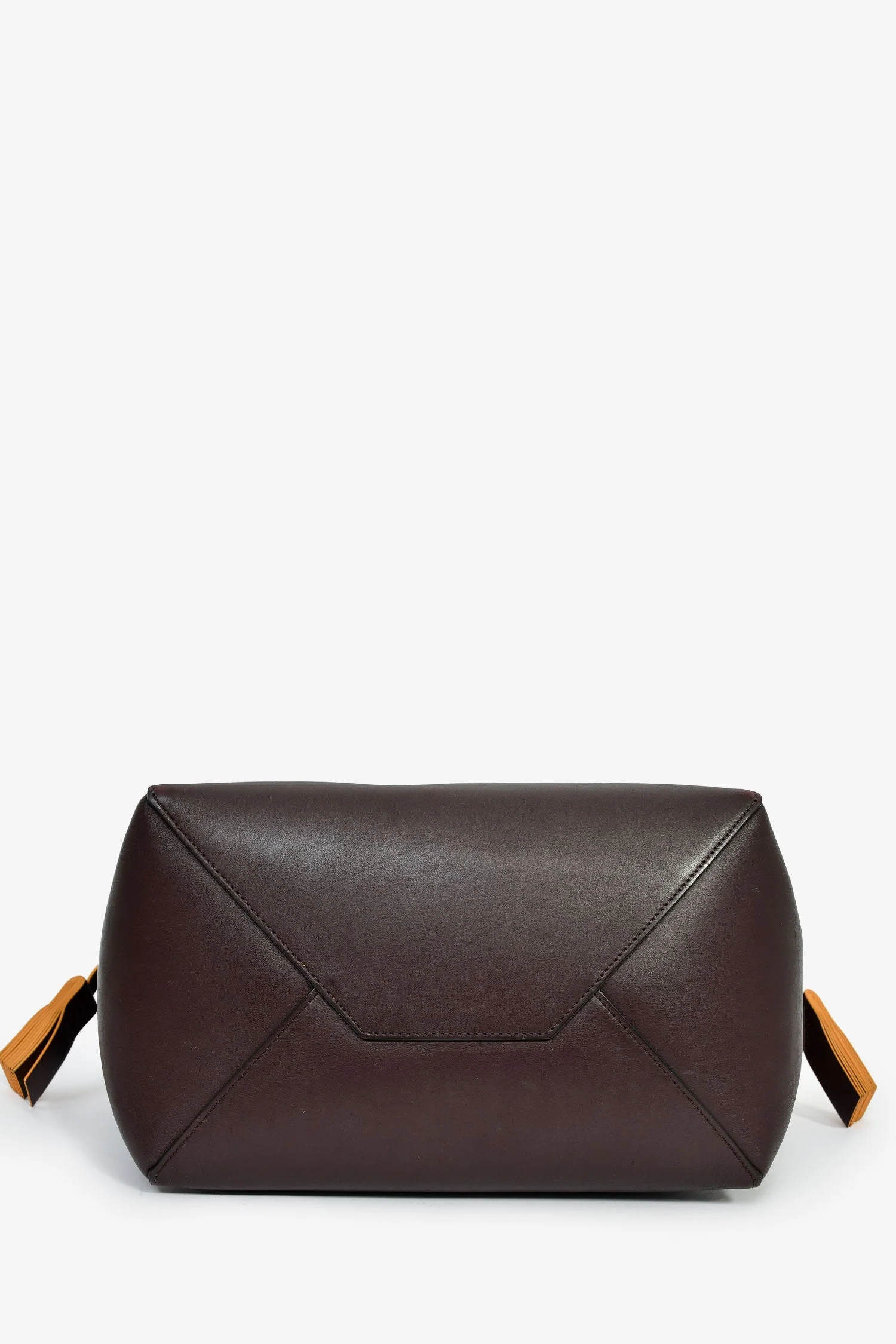 Celine Brown Leather 'Cabas' Phantom Tote Bag With Tassels - Image 5