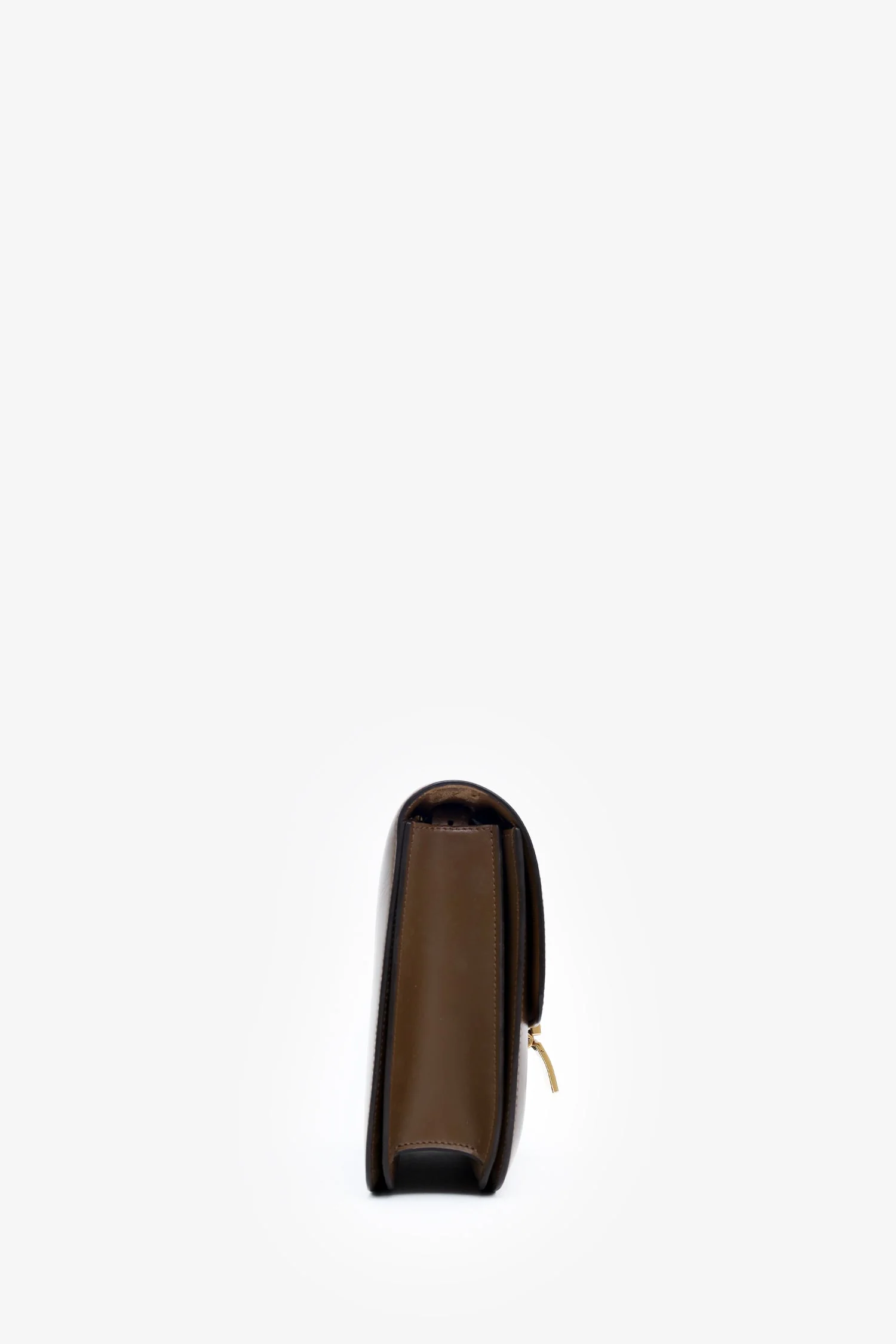 Celine Brown Leather Medium Box Crossbody Bag - Image 2