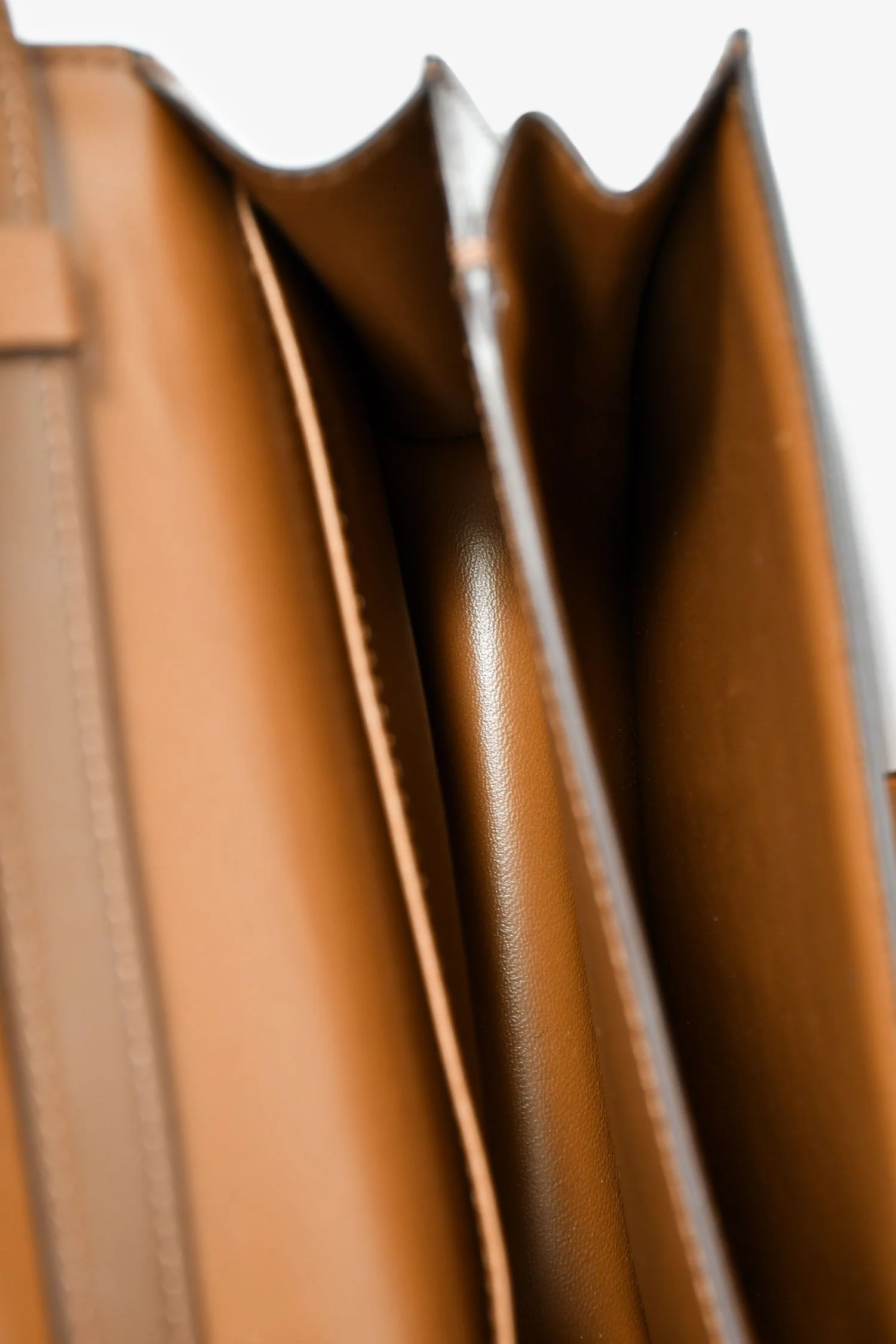 Celine Brown Leather Small Box Crossbody Bag - Image 6
