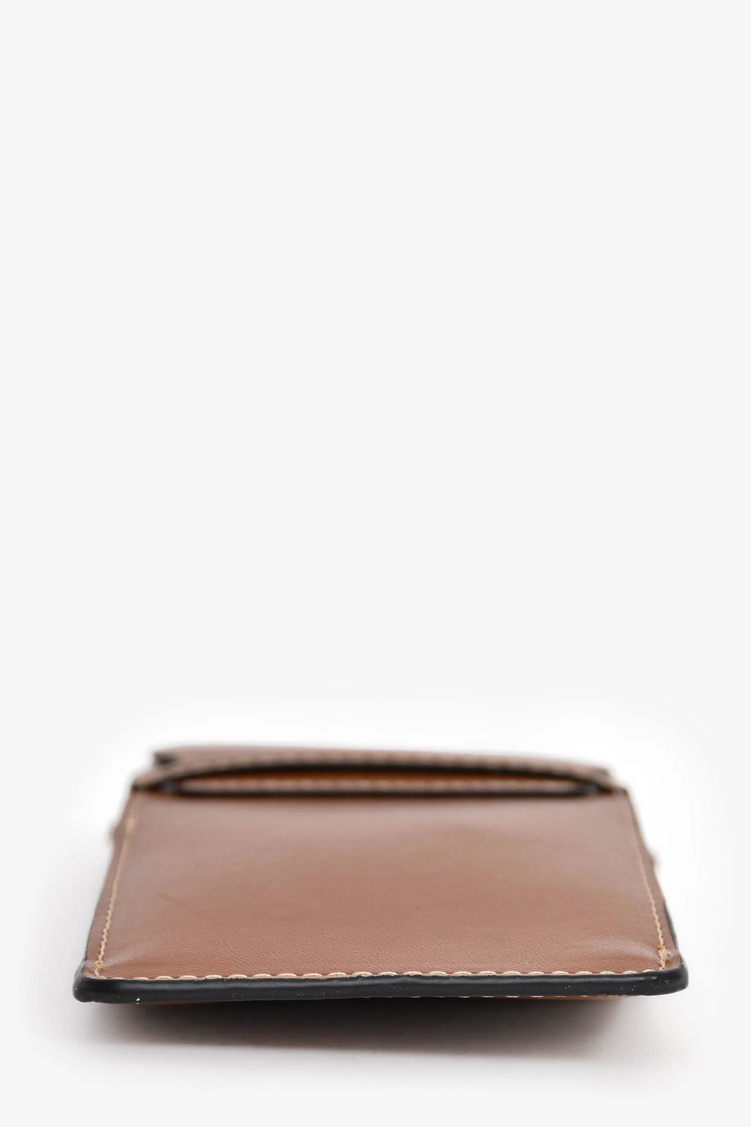 Celine Brown Leather Sunglass Pouch - Image 5