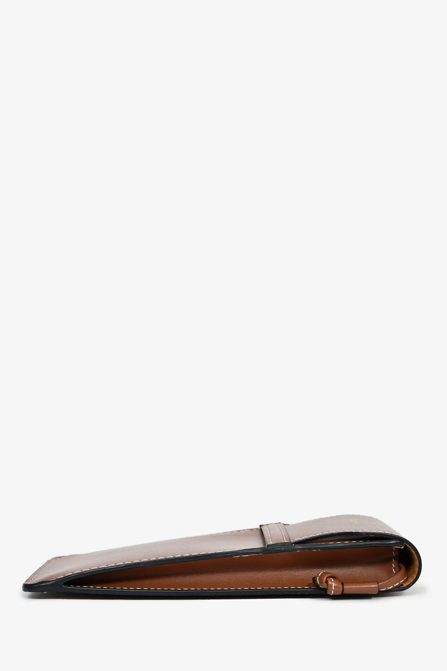 Celine Brown Leather Sunglass Pouch - Image 3