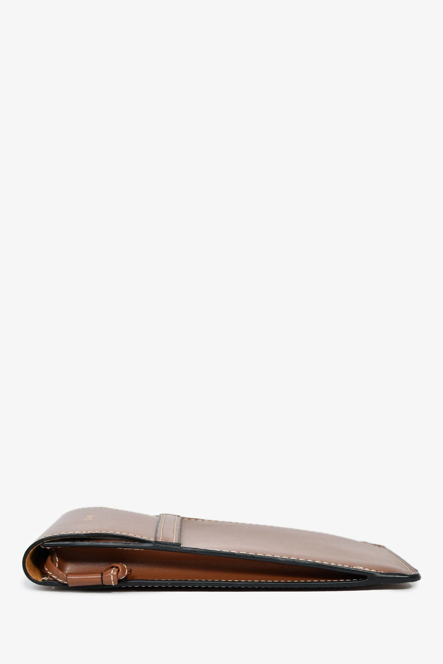 Celine Brown Leather Sunglass Pouch - Image 4